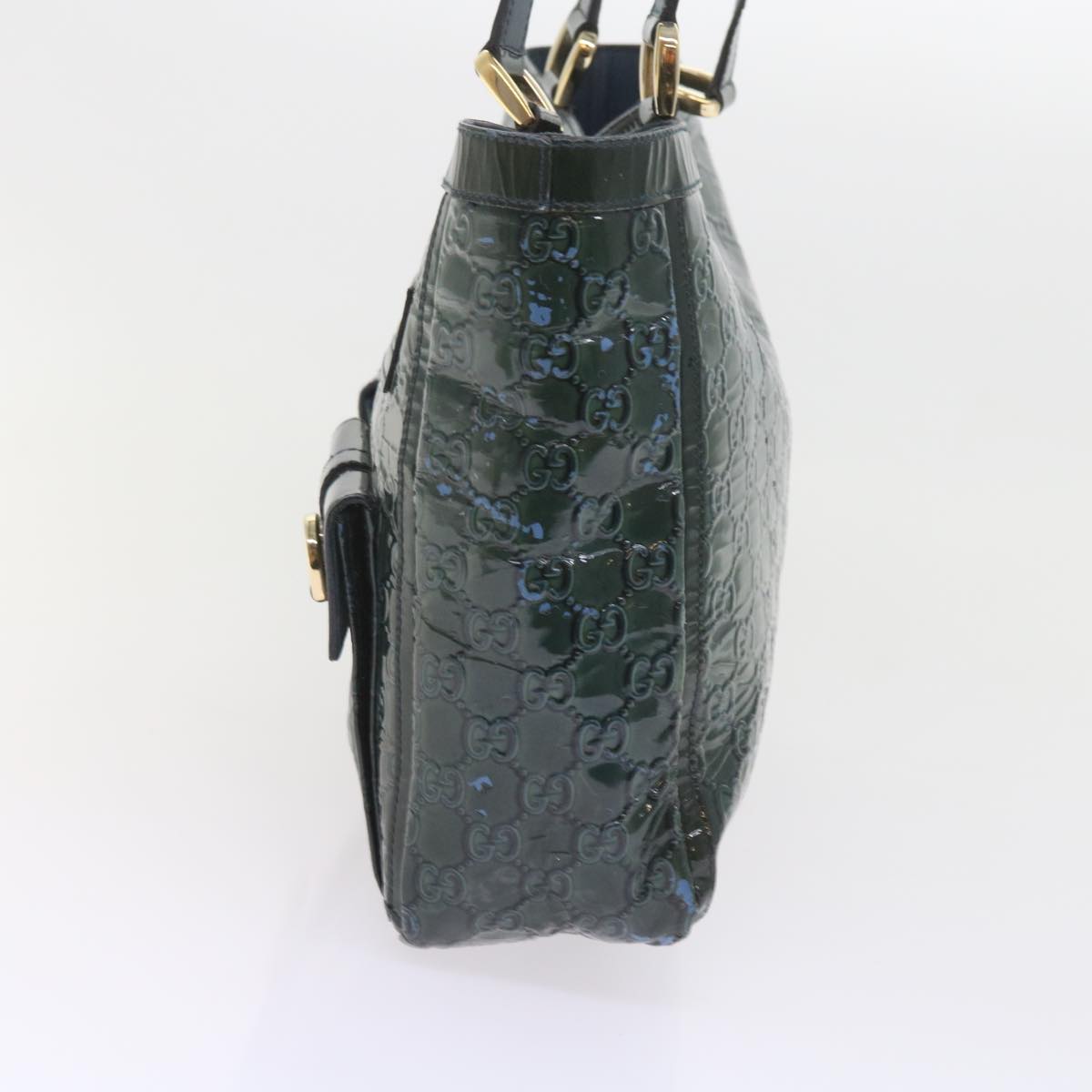 GUCCI GG Canvas Tote Bag Green 146247 59965