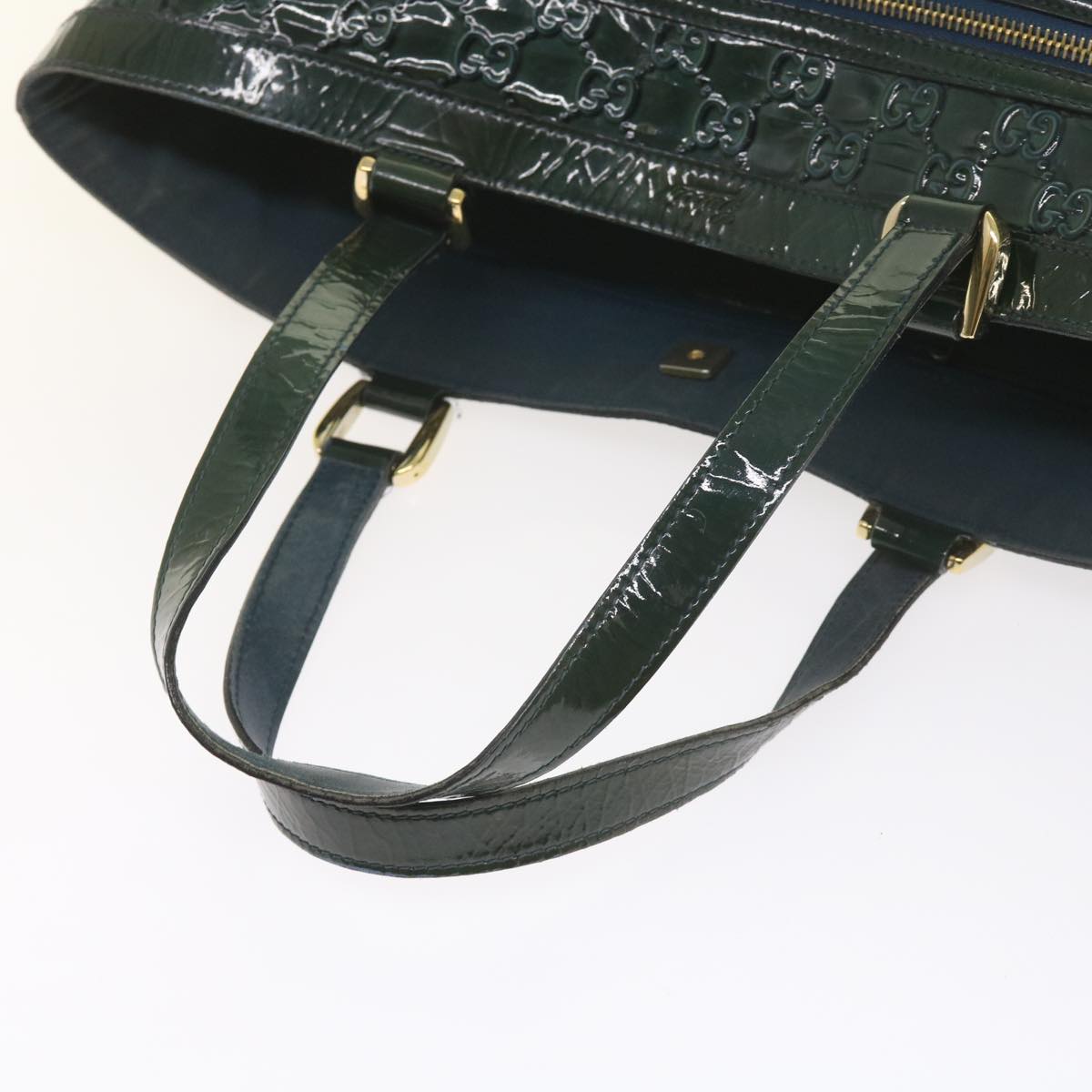 GUCCI GG Canvas Tote Bag Green 146247 59965