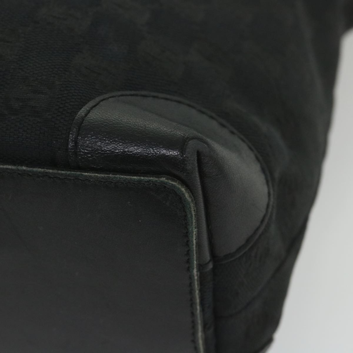 GUCCI GG Canvas Tote Bag Black 002 1098 2404 59972