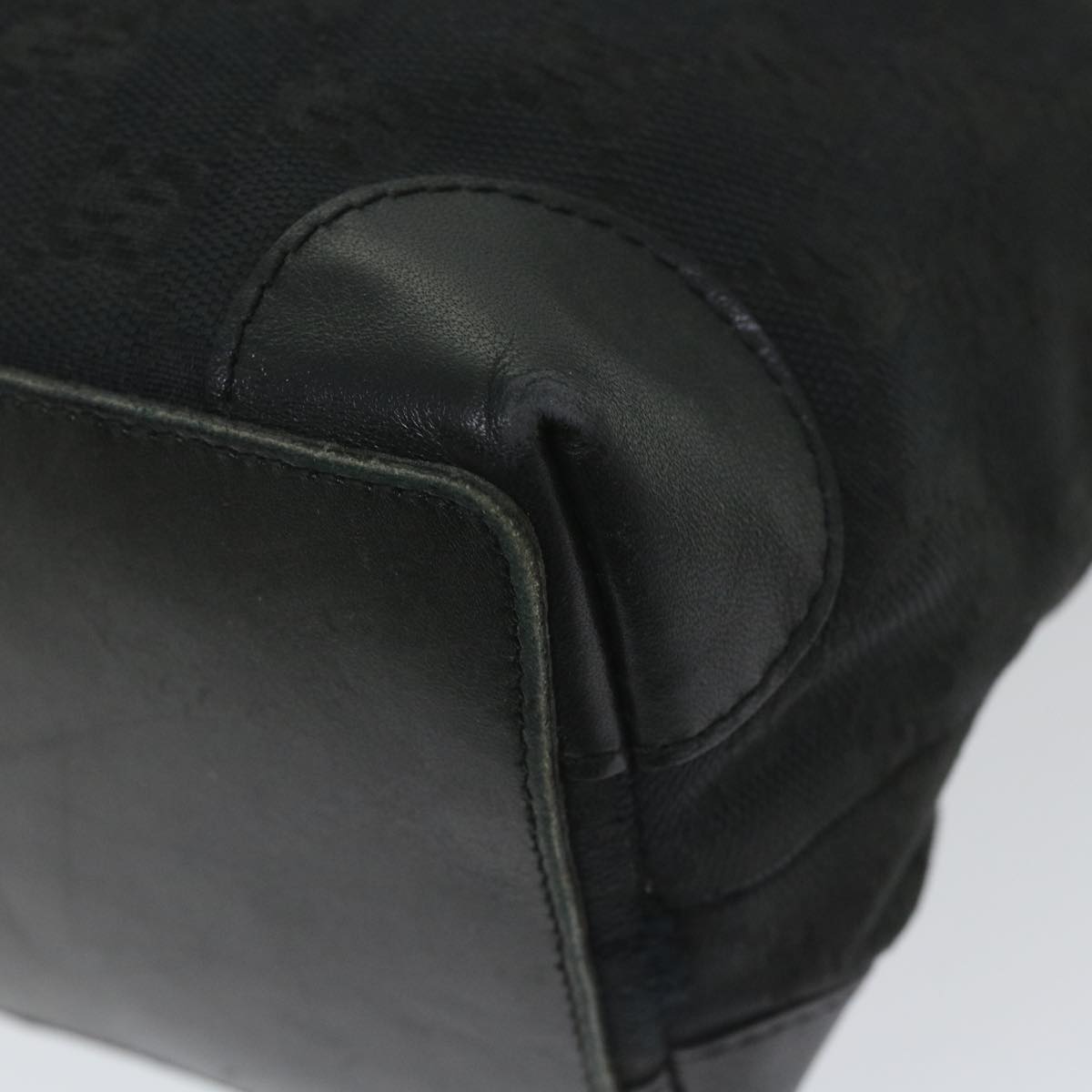 GUCCI GG Canvas Tote Bag Black 002 1098 2404 59972