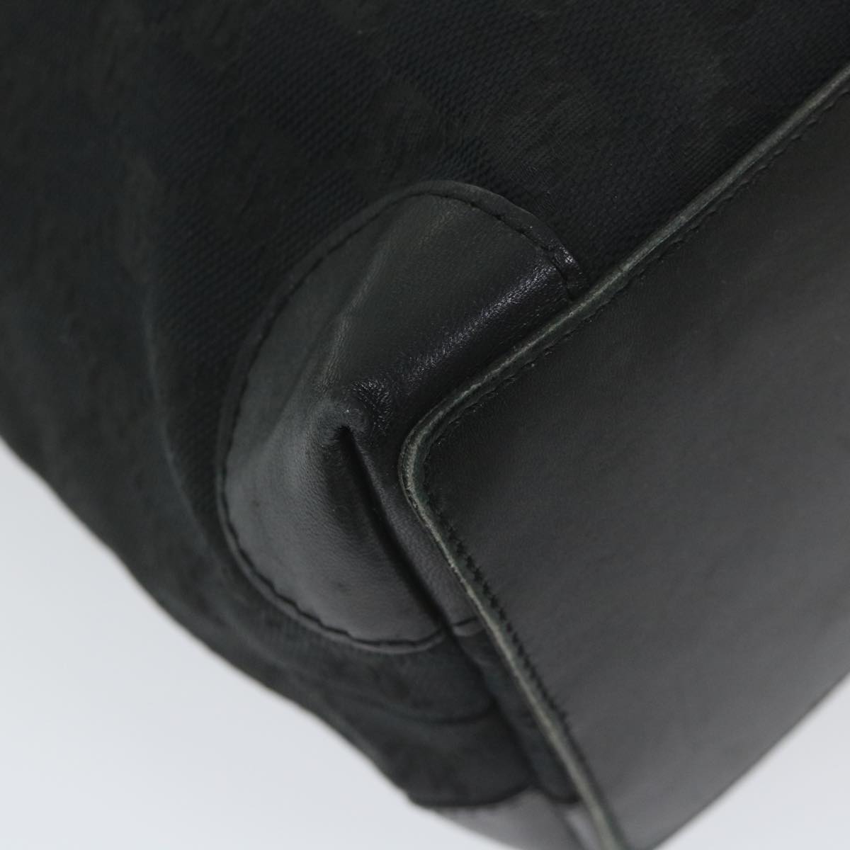 GUCCI GG Canvas Tote Bag Black 002 1098 2404 59972