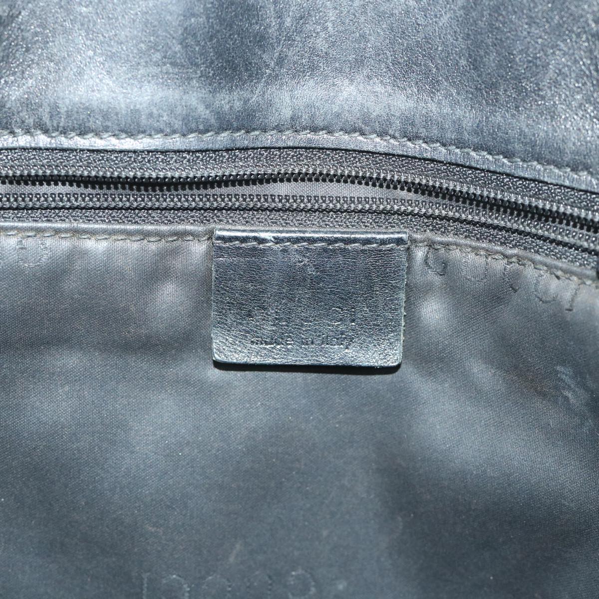 GUCCI GG Canvas Tote Bag Black 002 1098 2404 59972