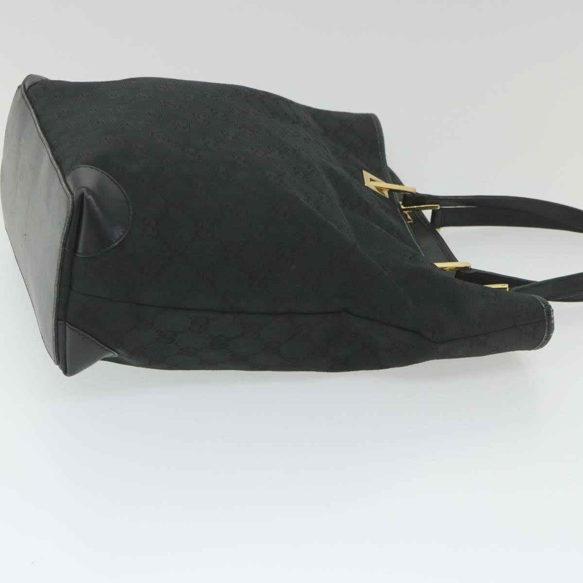 GUCCI GG Canvas Tote Bag Black 002 1098 2404 59972