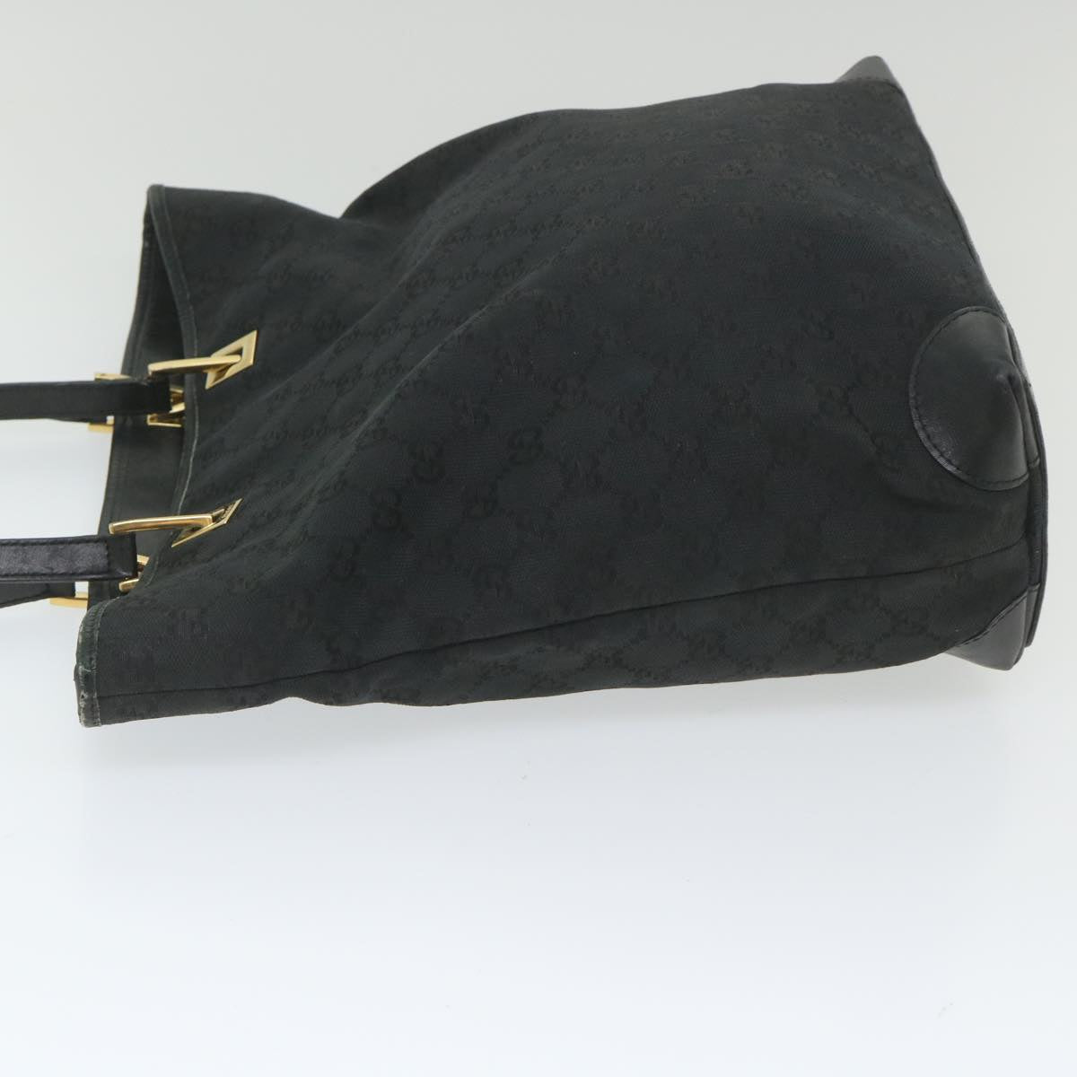 GUCCI GG Canvas Tote Bag Black 002 1098 2404 59972