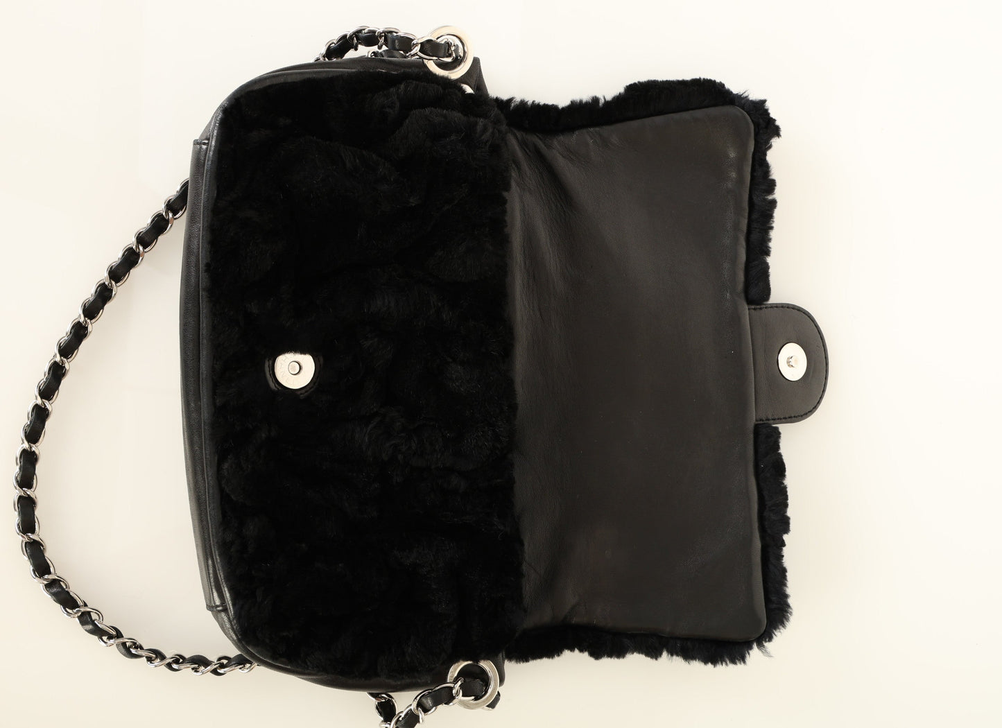 Chanel 2006 Fur Medium Flap