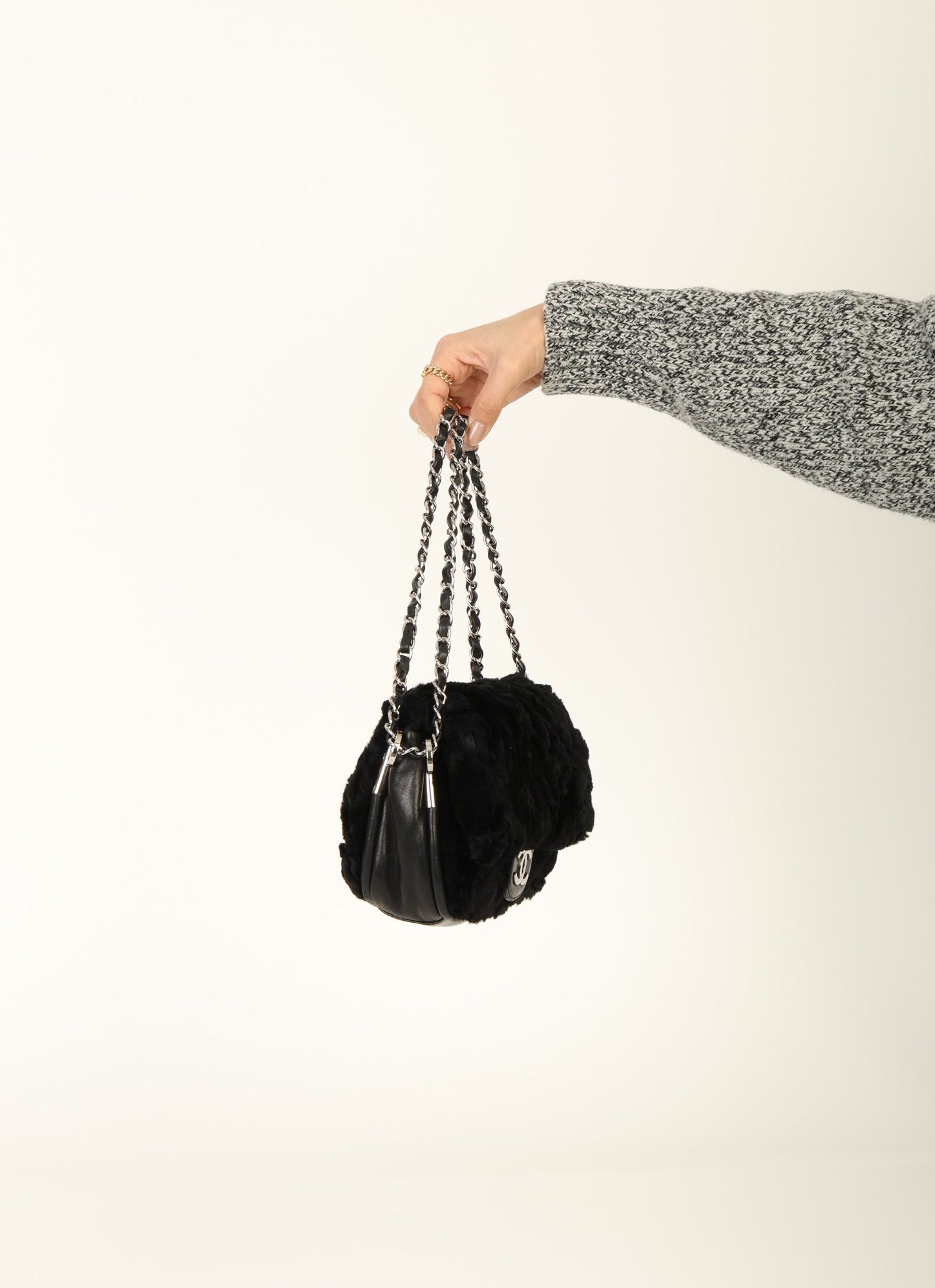 Chanel 2006 Fur Medium Flap