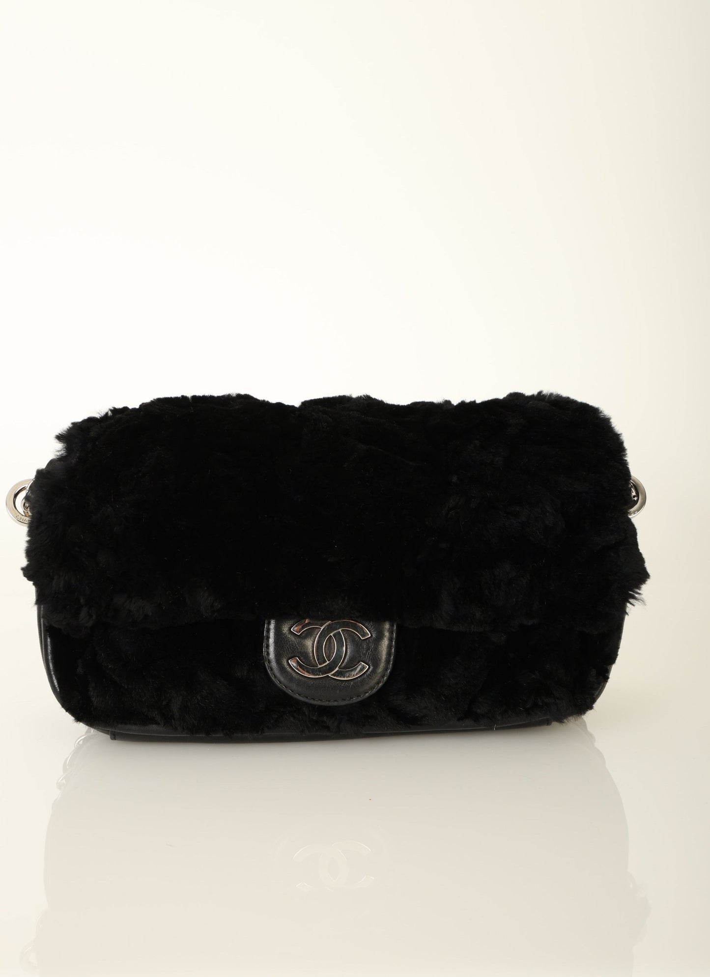 Chanel 2006 Fur Medium Flap