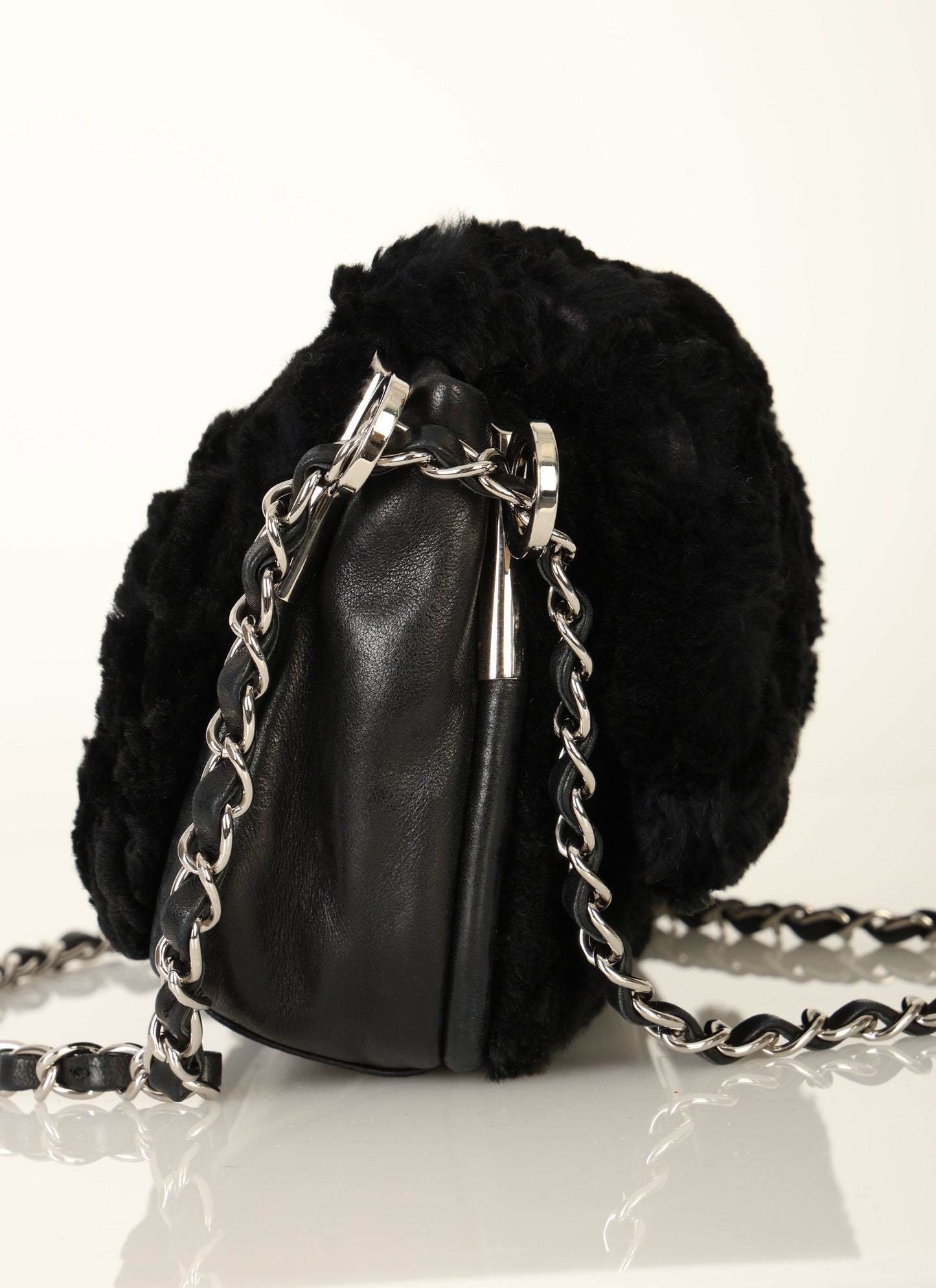 Chanel 2006 Fur Medium Flap