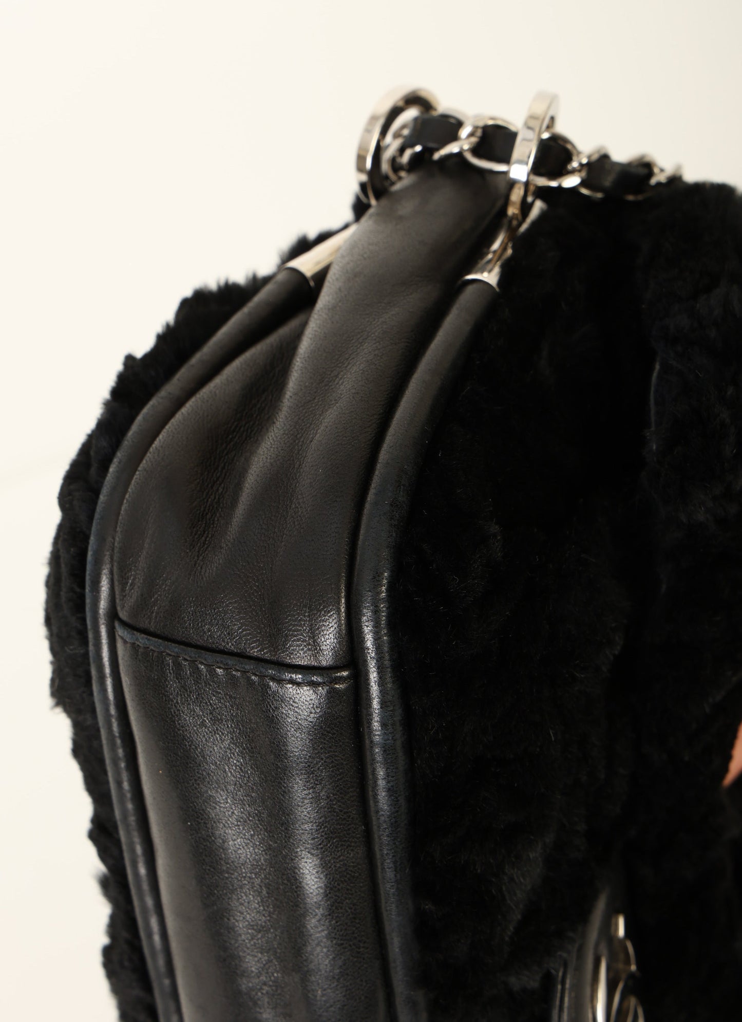 Chanel 2006 Fur Medium Flap