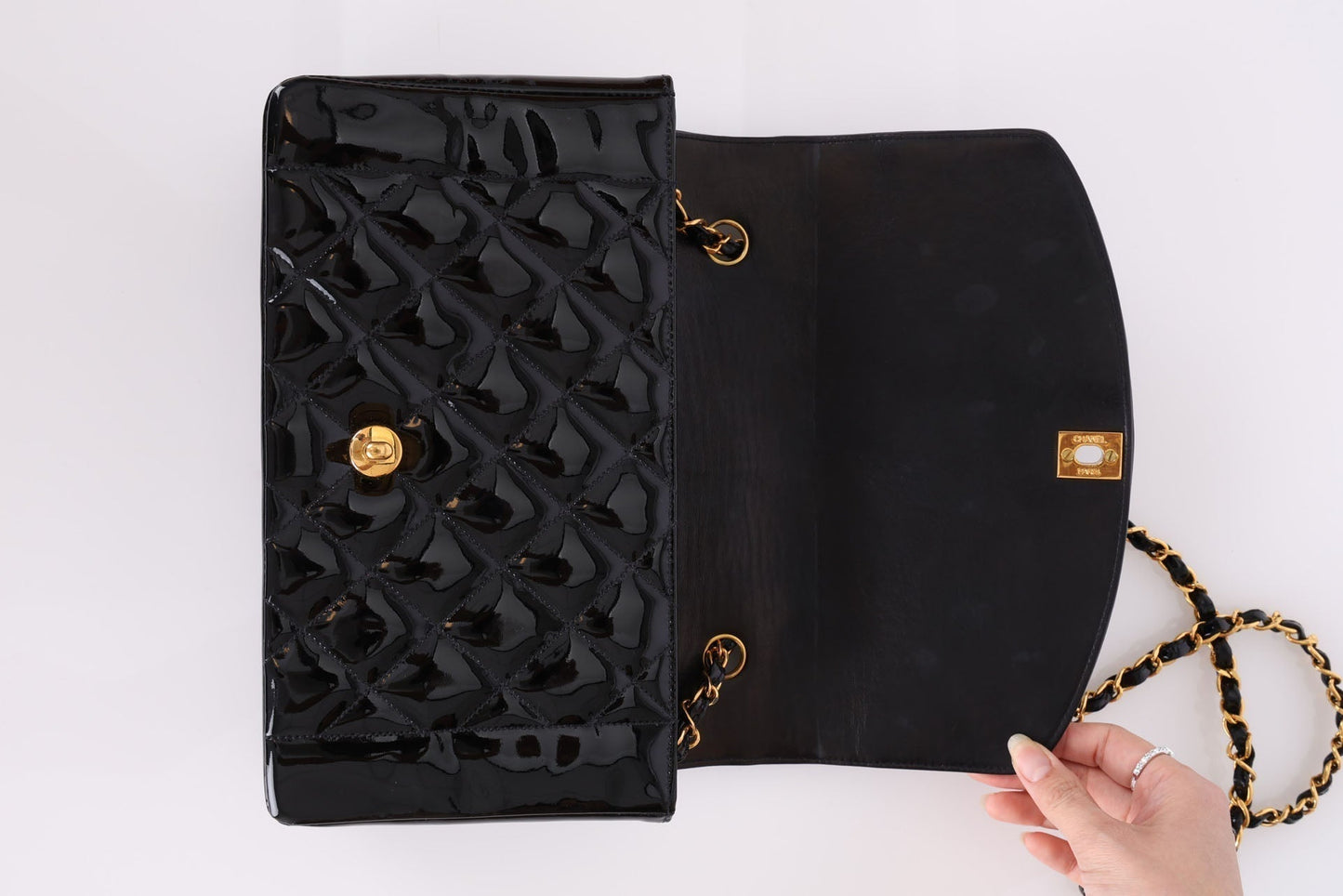 Chanel Patent Medium Diana
