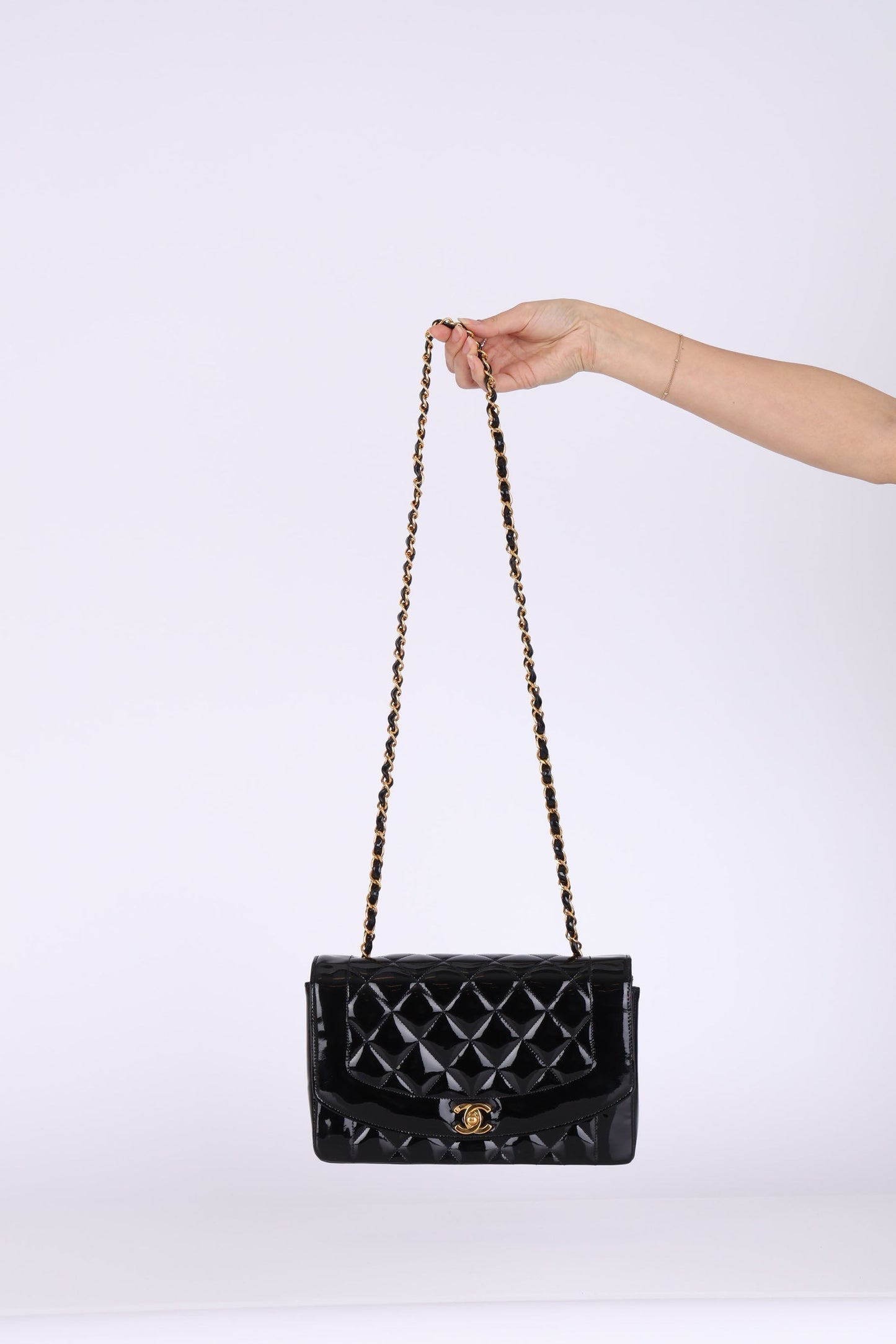 Chanel Patent Medium Diana
