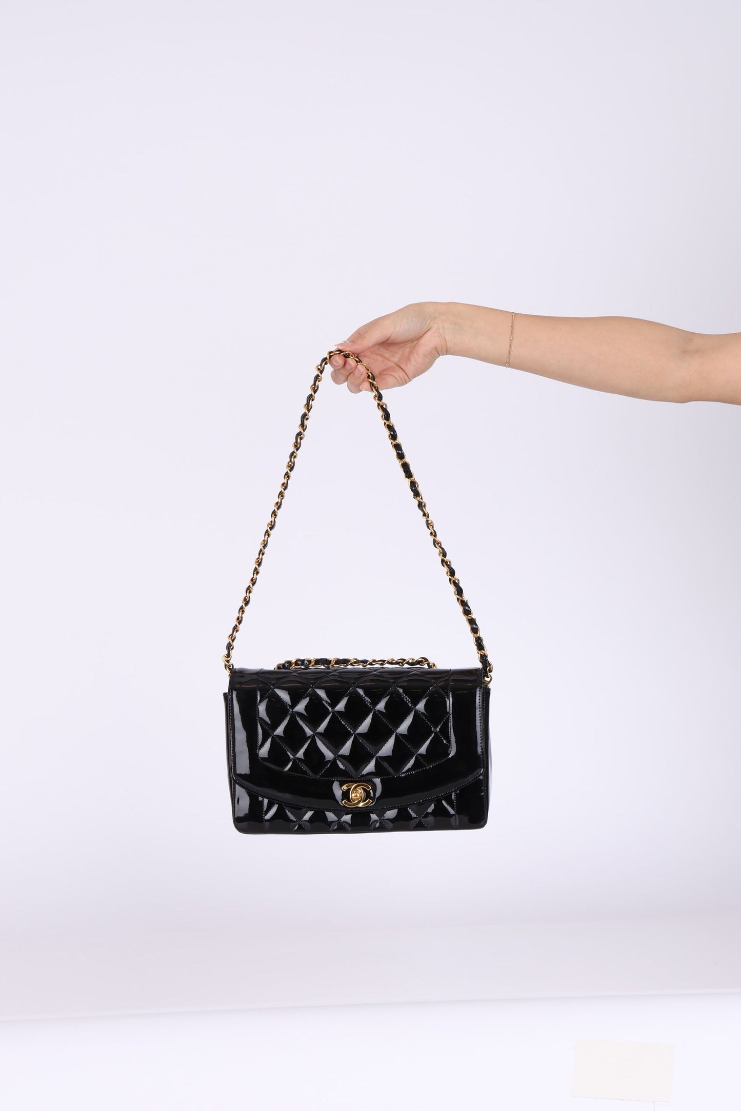 Chanel Patent Medium Diana
