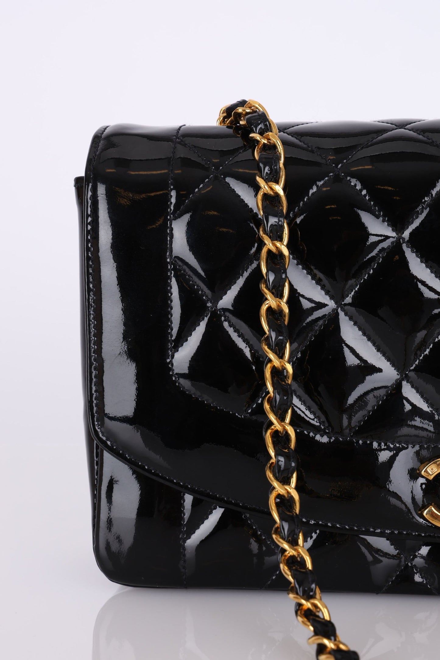 Chanel Patent Medium Diana