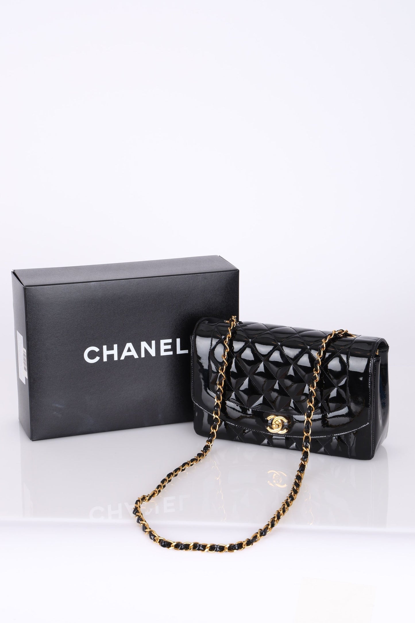 Chanel Patent Medium Diana