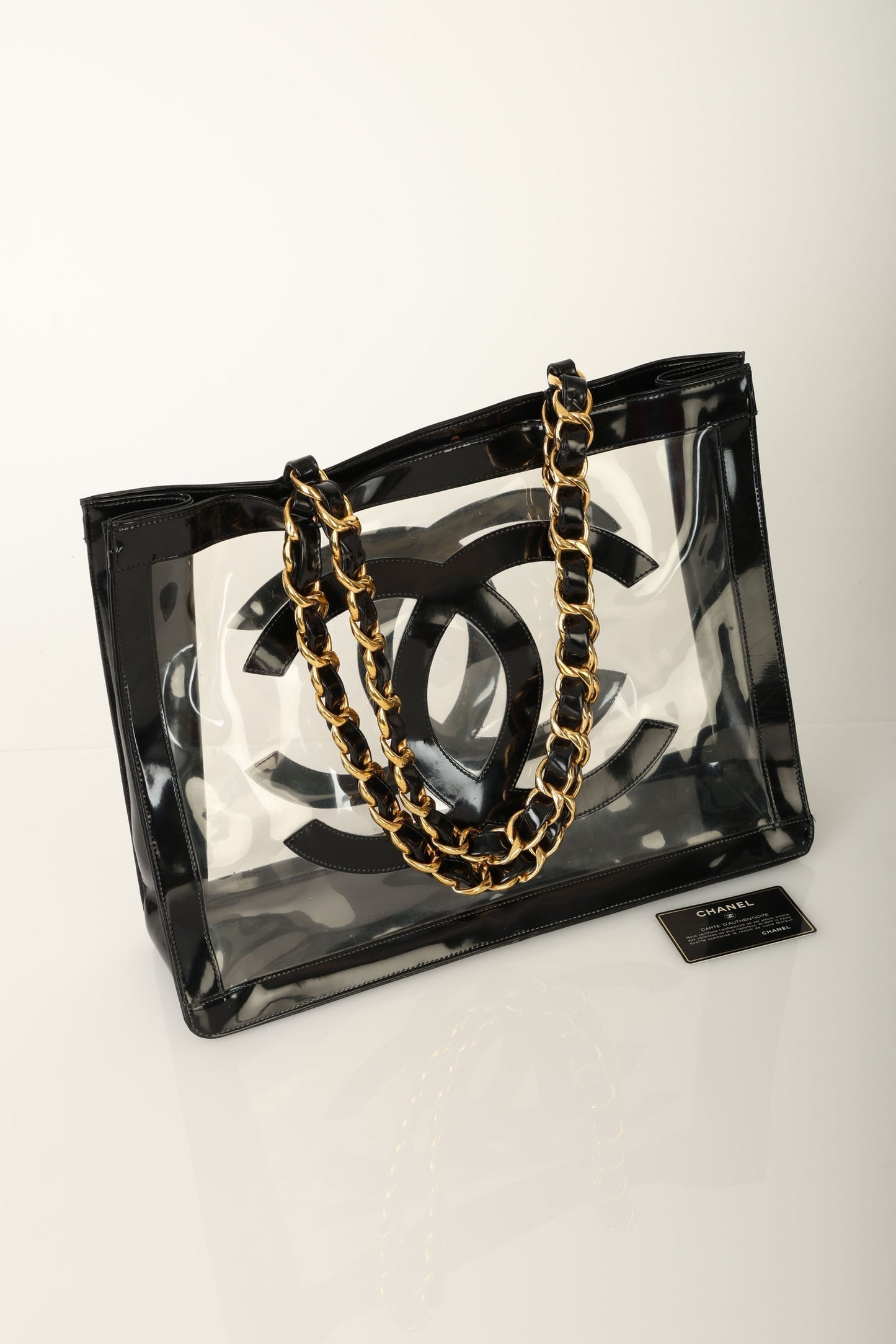 Chanel 1994 Transparent Chunky Chain Tote