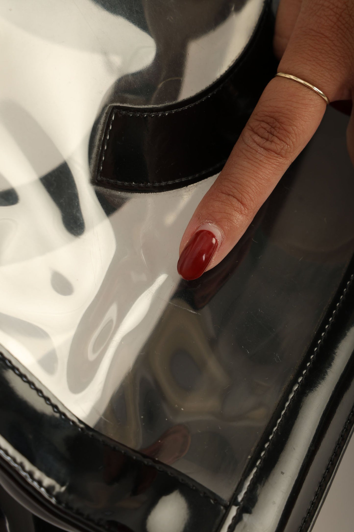 Chanel 1994 Transparent Chunky Chain Tote