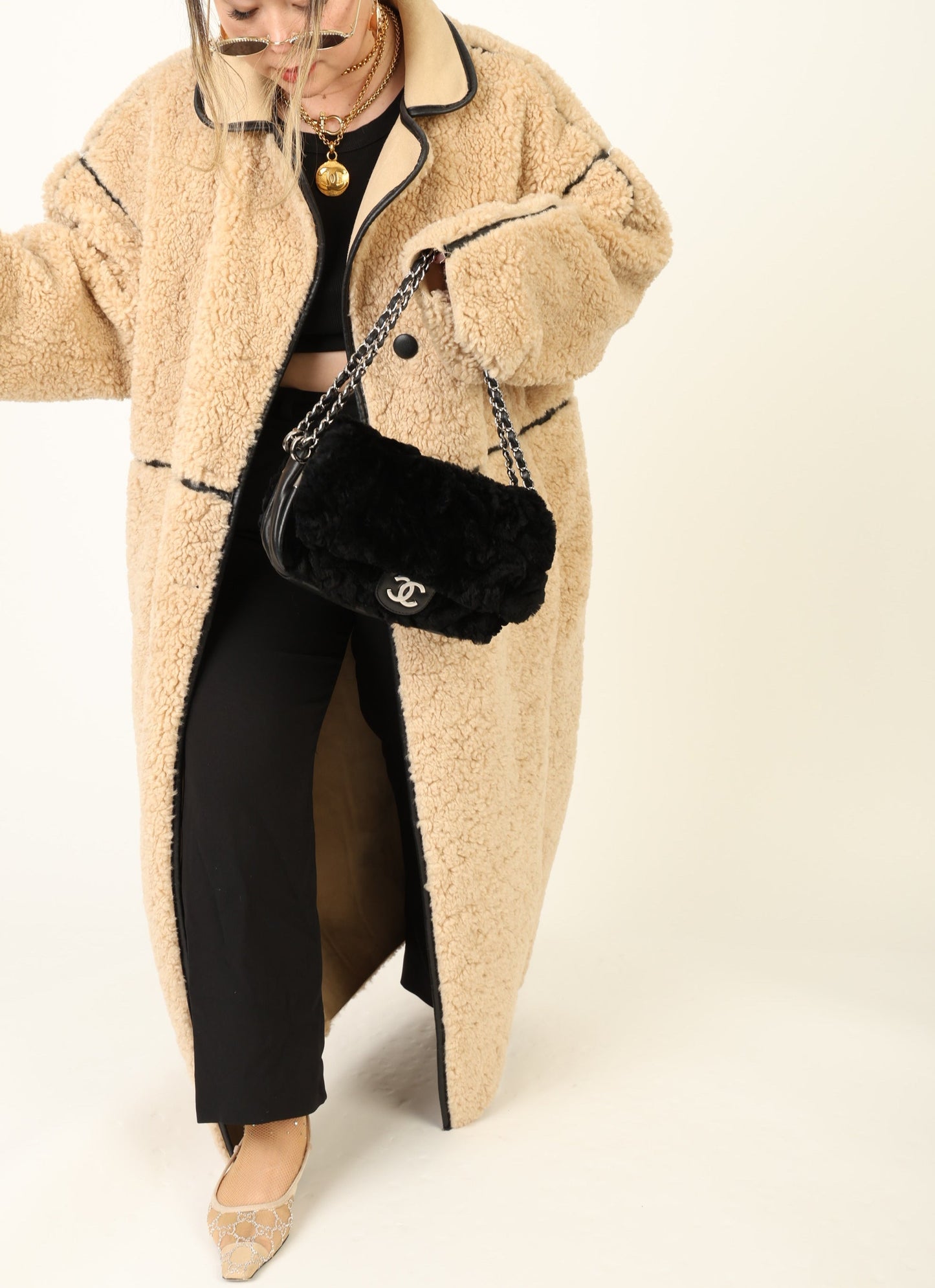 Chanel 2006 Fur Medium Flap