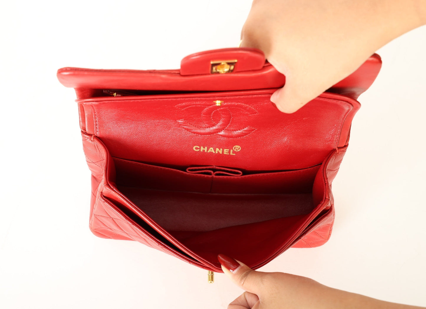 Chanel 1989 Lambskin Small Double Flap