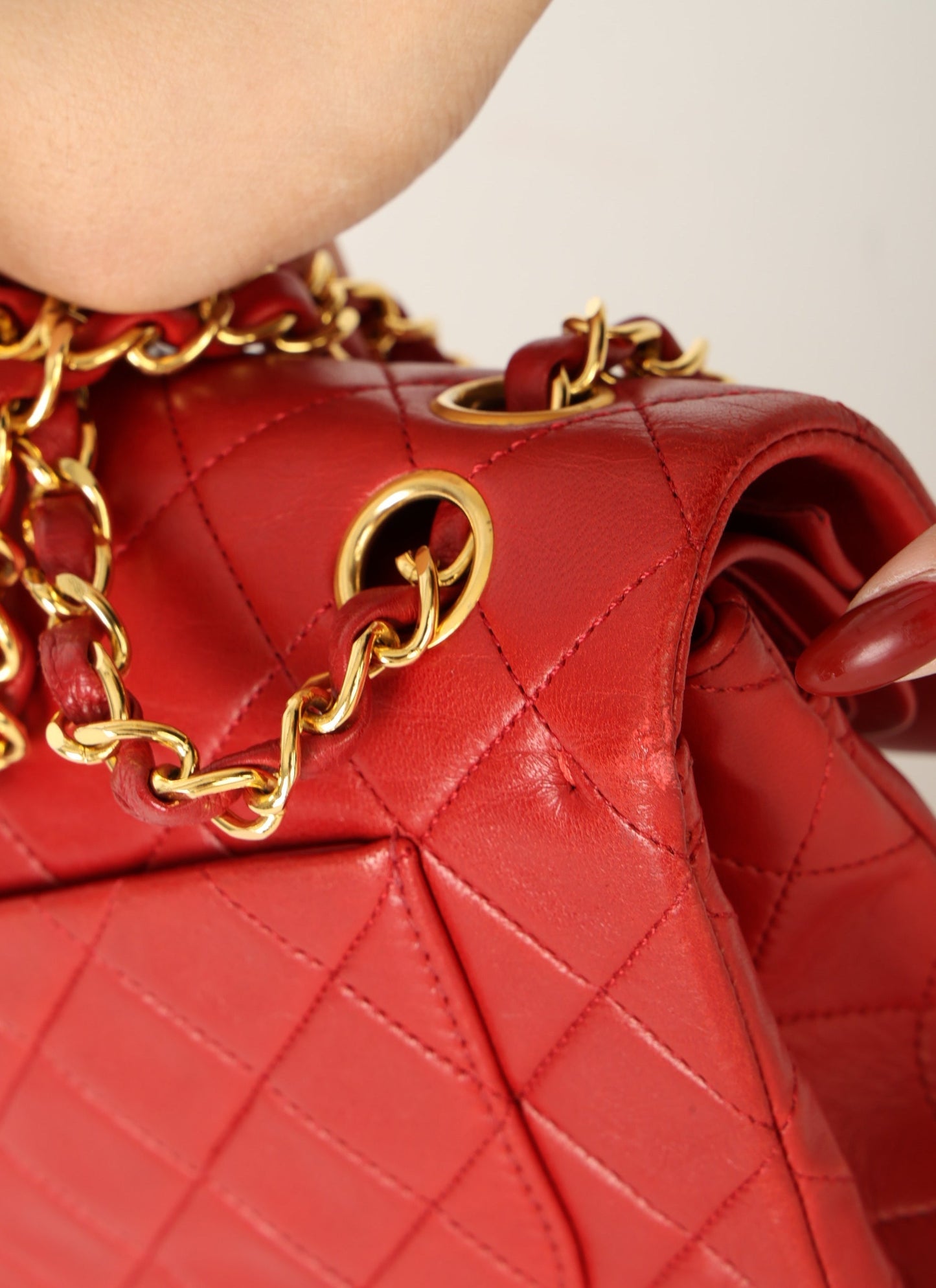Chanel 1989 Lambskin Small Double Flap