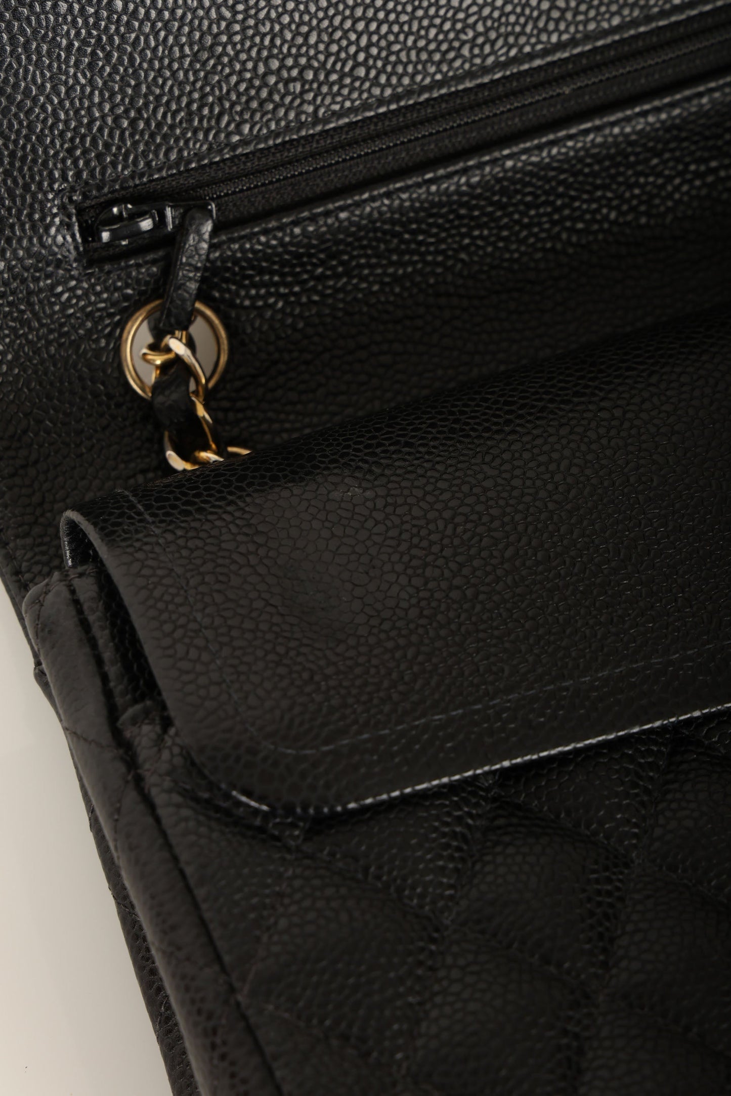 Chanel 2004 Caviar Medium Double Flap