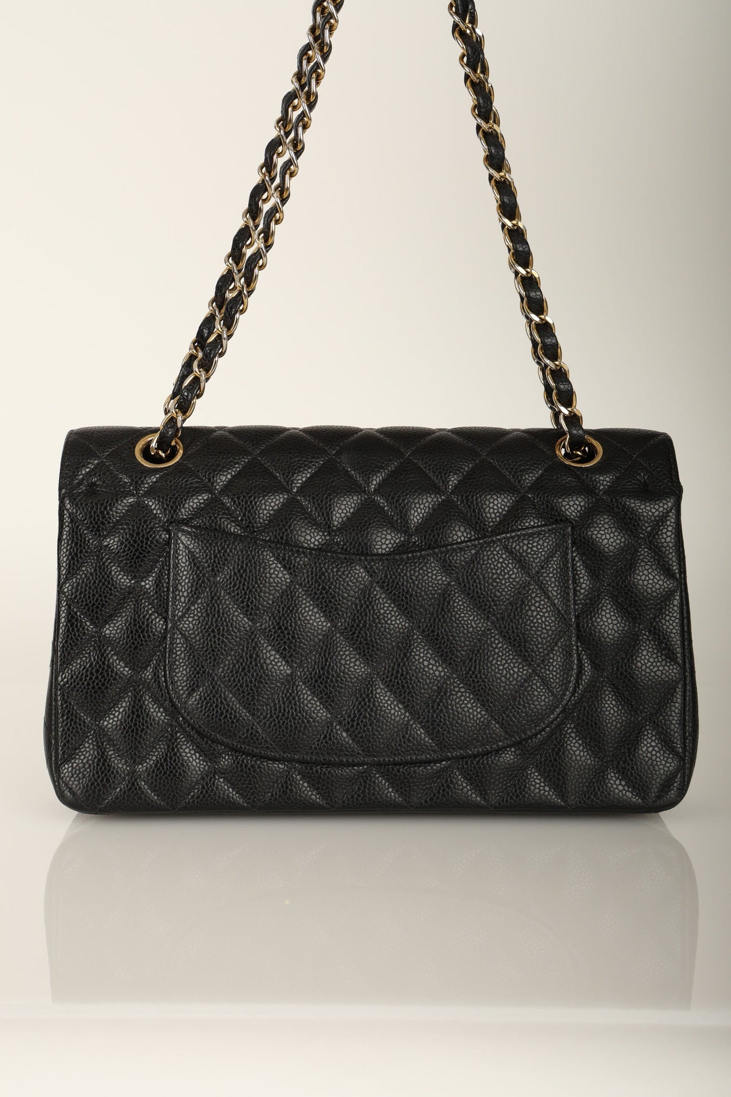 Chanel 2004 Caviar Medium Double Flap