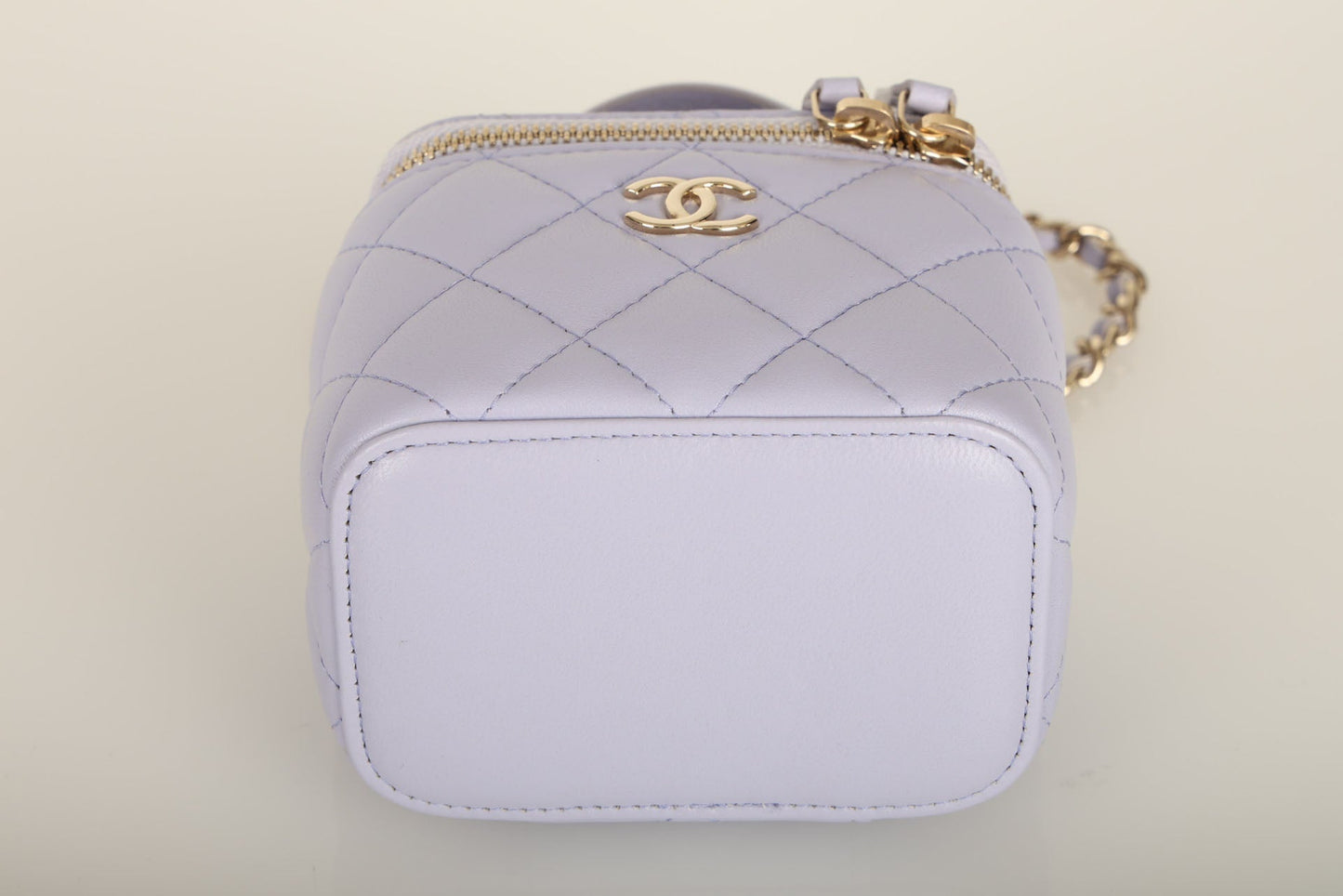 Chanel 2020 Lambskin Mini Top Handle Vanity