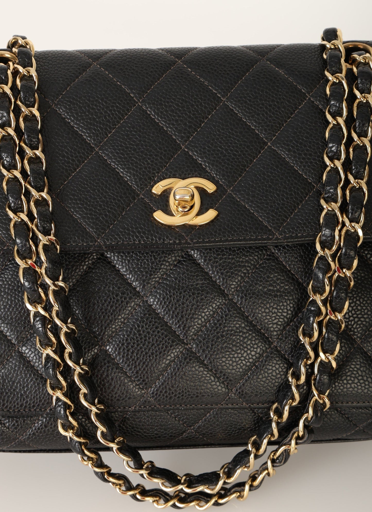 Chanel 2000 Caviar Single Flap