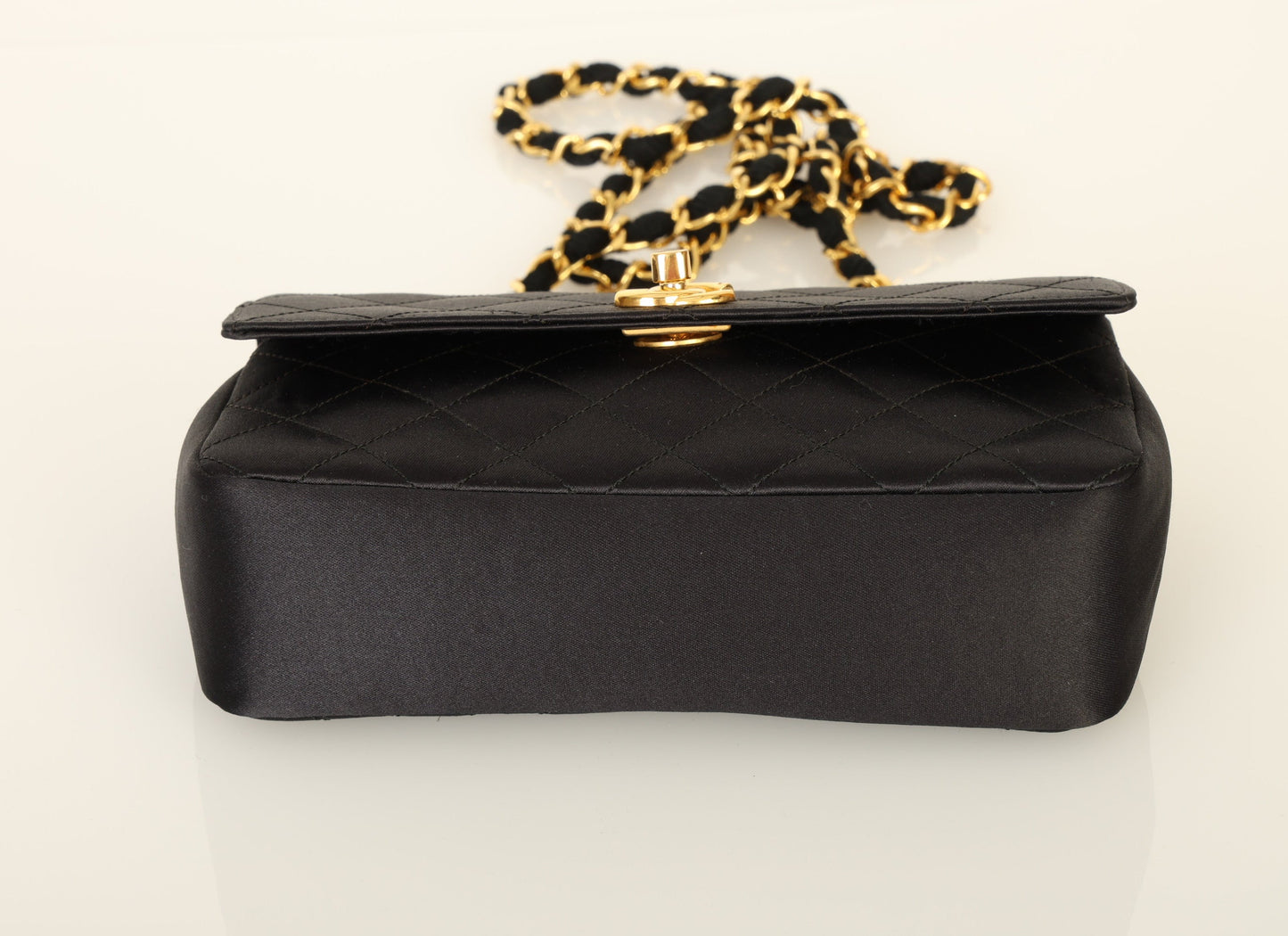 Chanel 1996 Satin Mini Rectangle Flap