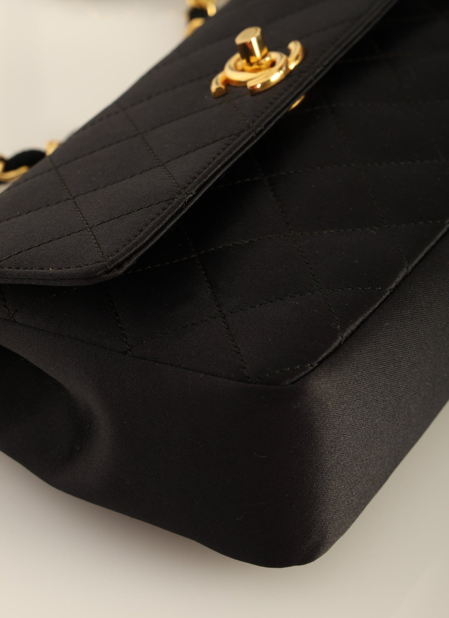 Chanel 1996 Satin Mini Rectangle Flap