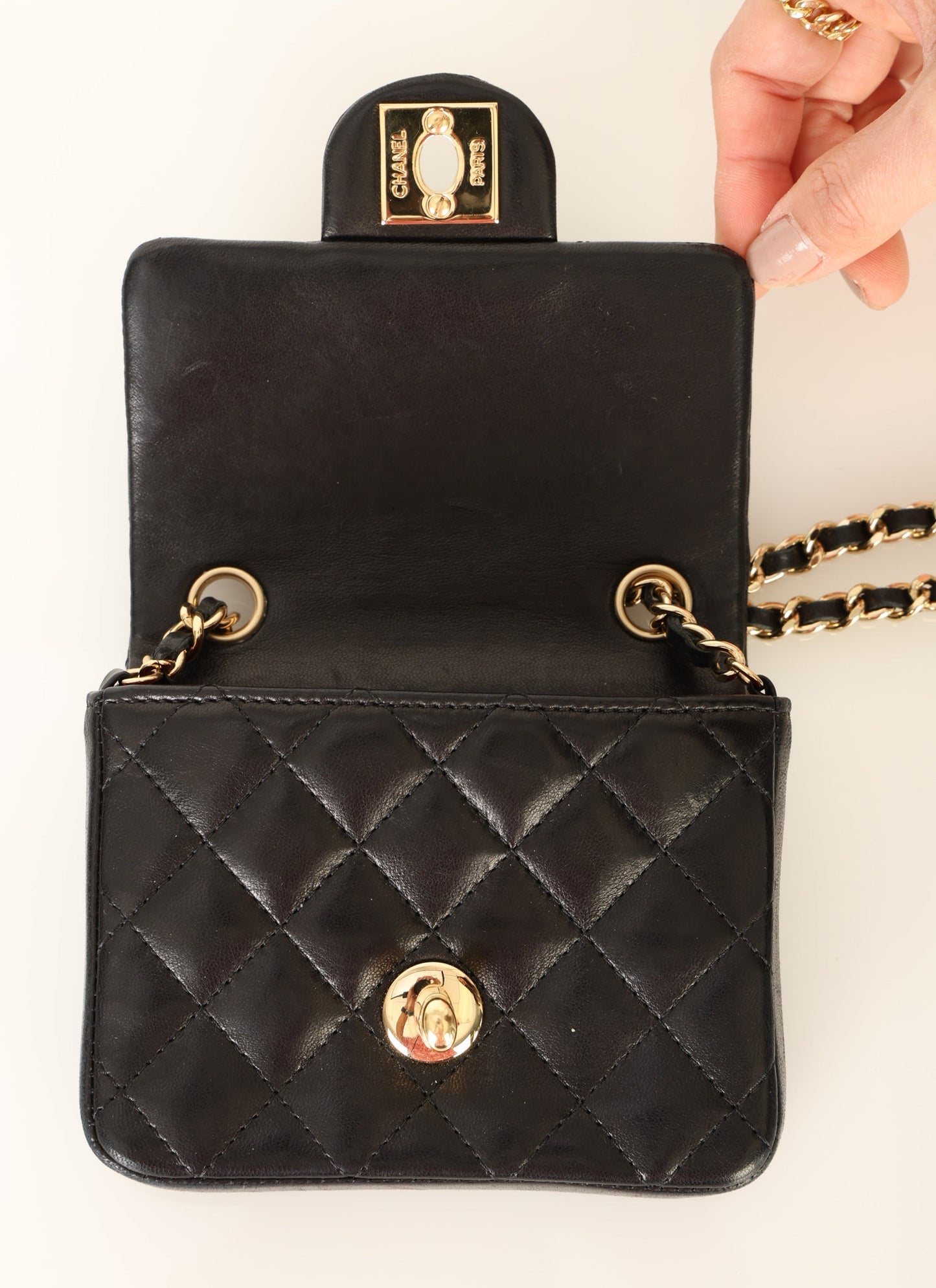 Chanel 2005 Lambskin Nano Square Flap