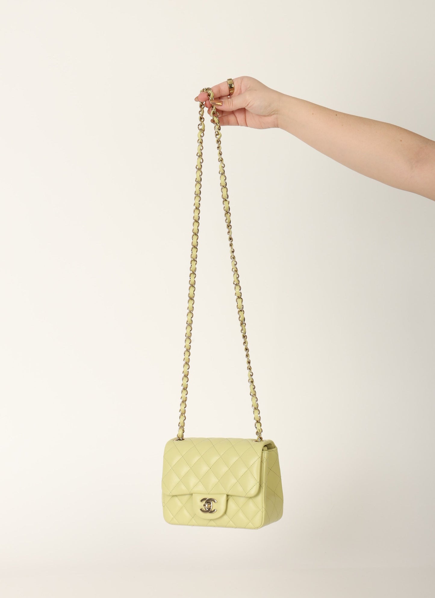 Chanel 23C Lambskin Mini Square Flap