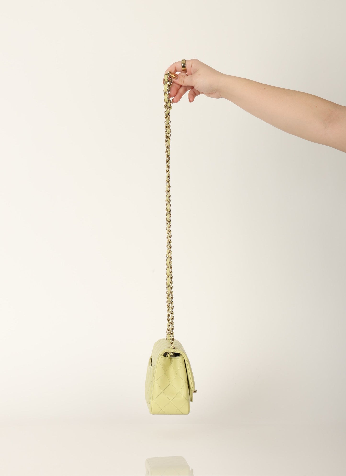 Chanel 23C Lambskin Mini Square Flap