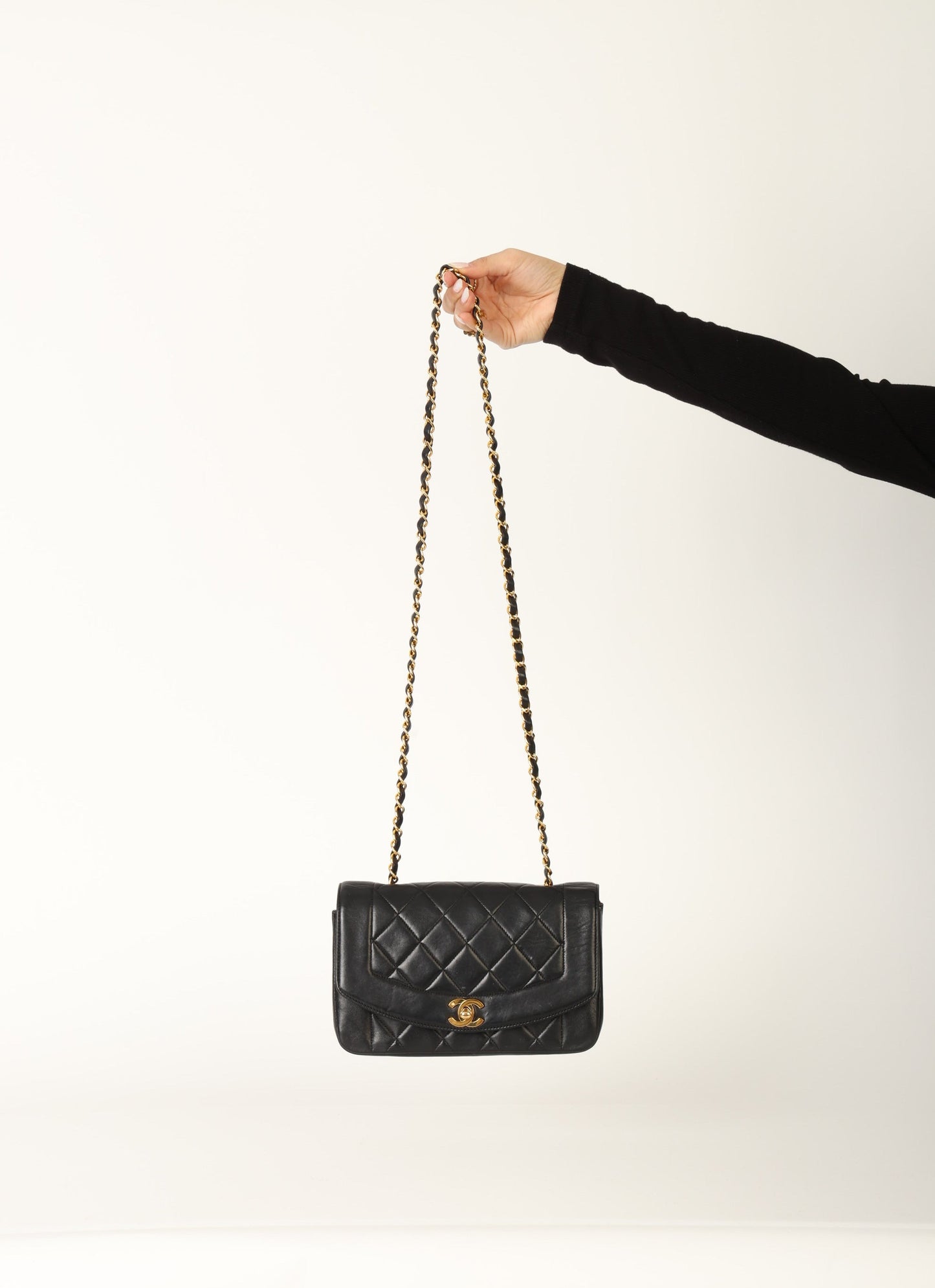 Chanel 1991 Lambskin Diana Flap Bag