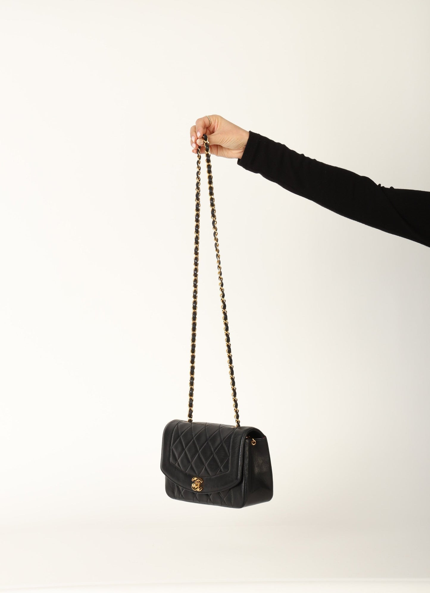 Chanel 1991 Lambskin Diana Flap Bag