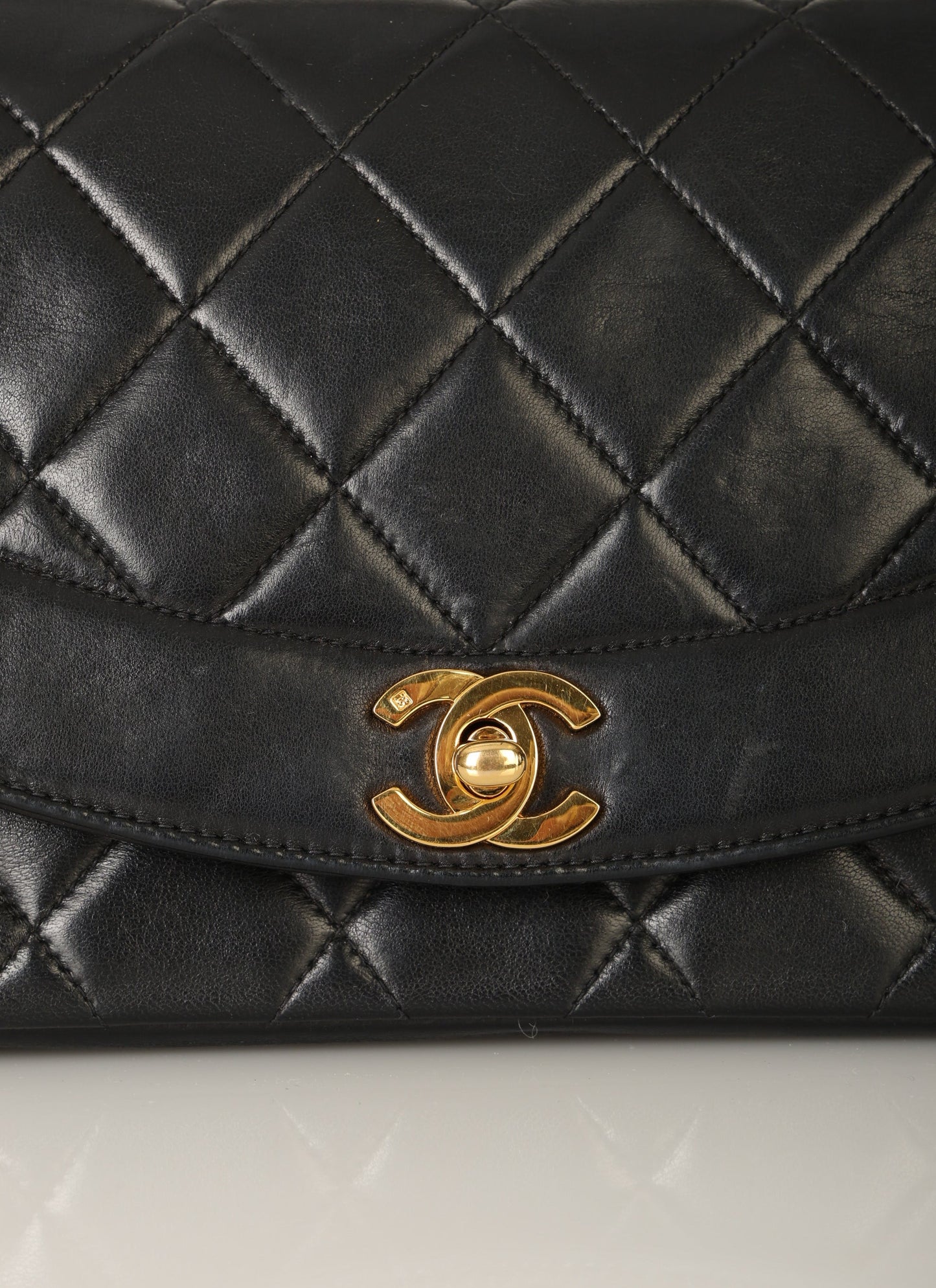 Chanel 1991 Lambskin Diana Flap Bag