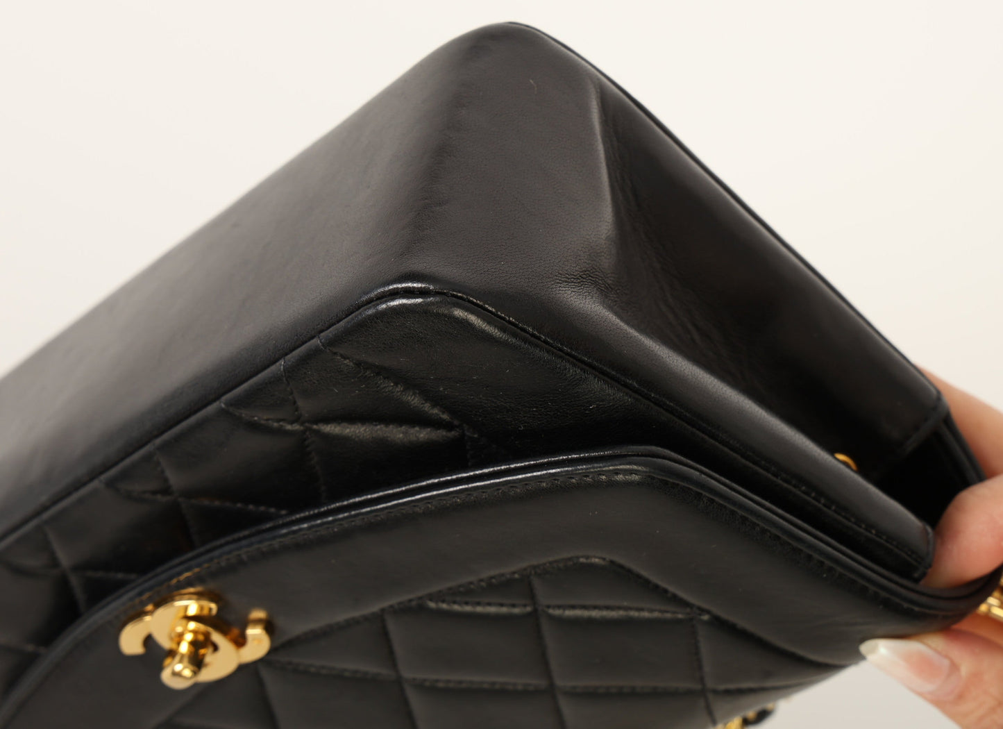 Chanel 1991 Lambskin Diana Flap Bag