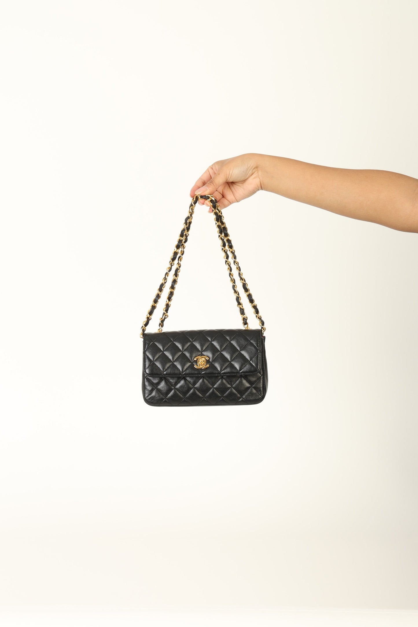 Chanel 1989 Lambskin Mini Flap Bag