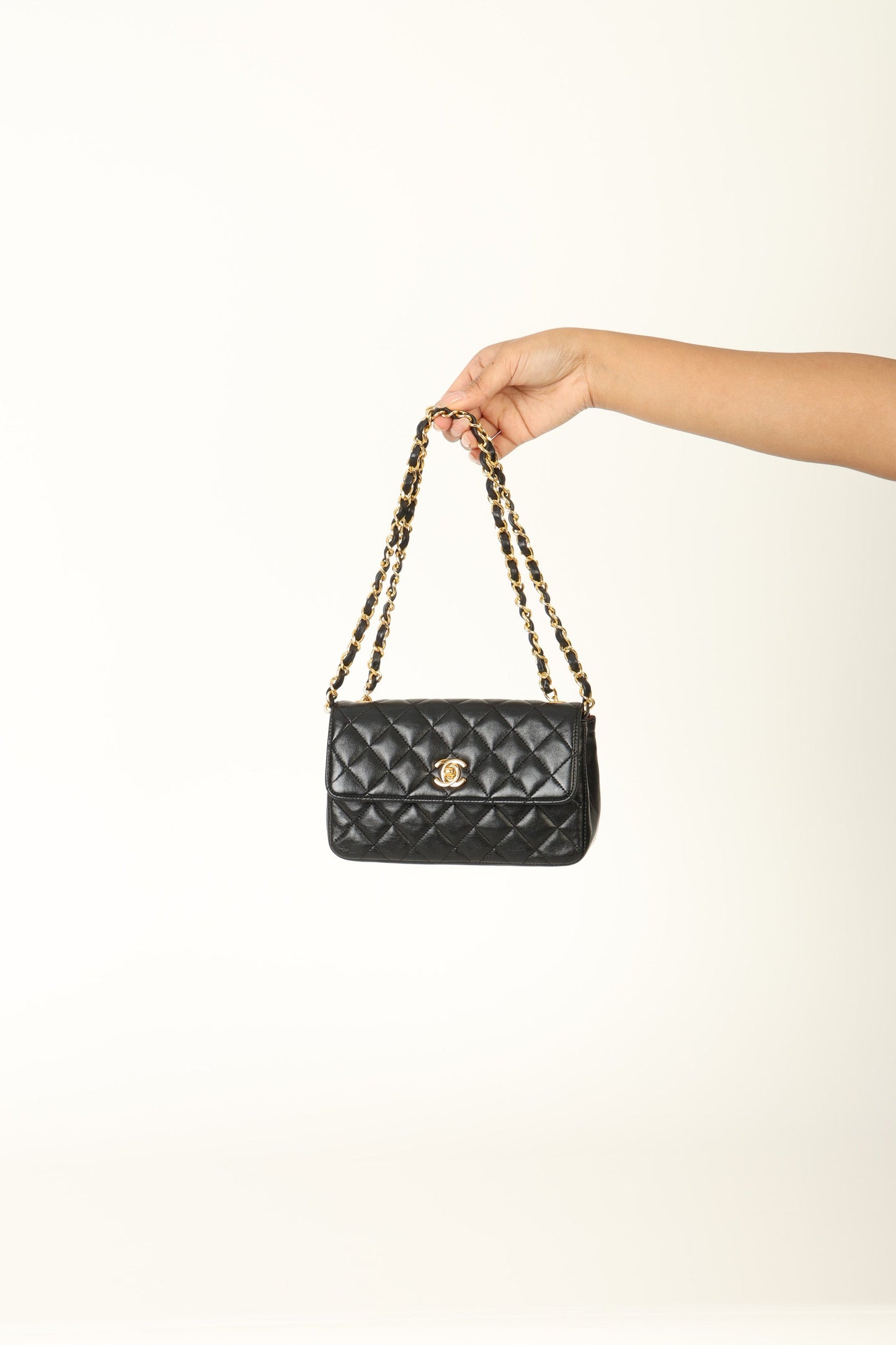 Chanel 1989 Lambskin Mini Flap Bag