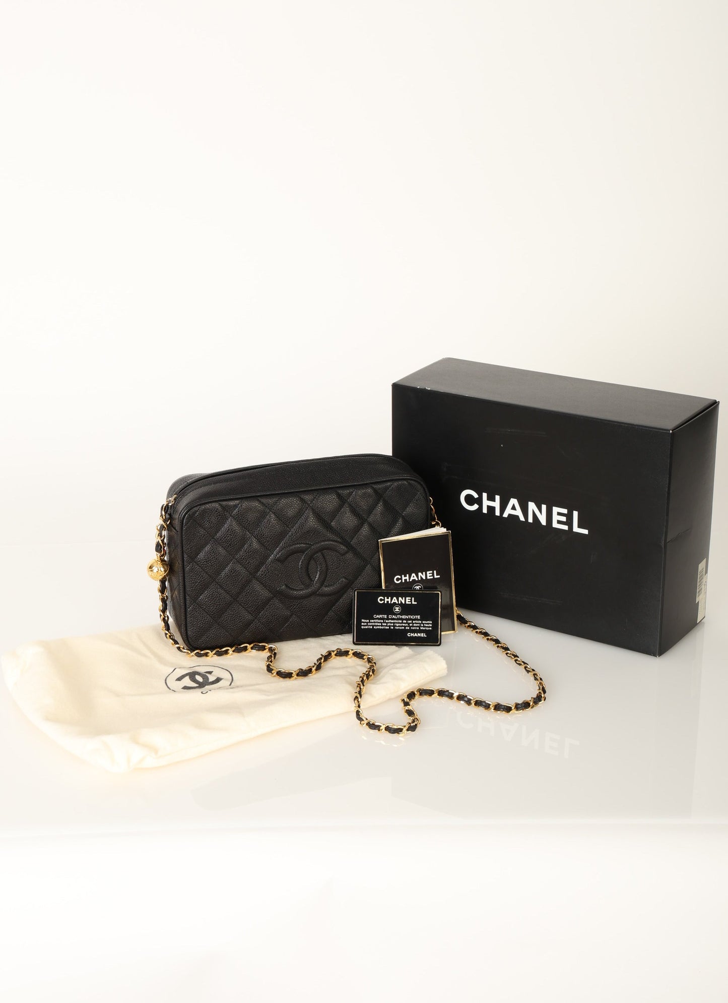Chanel 1991 Caviar Camera Bag