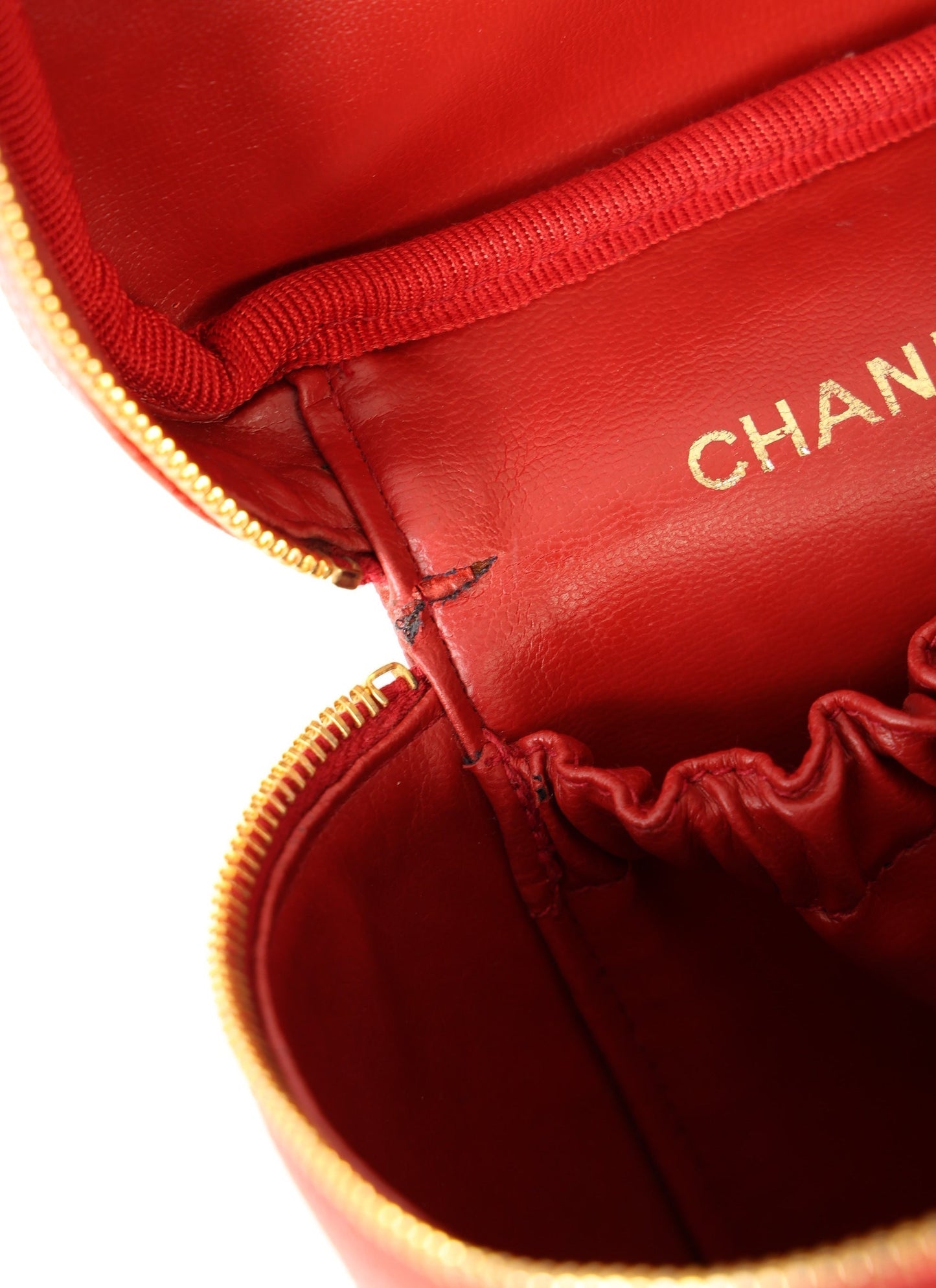 Chanel 1994 Caviar Red Vanity