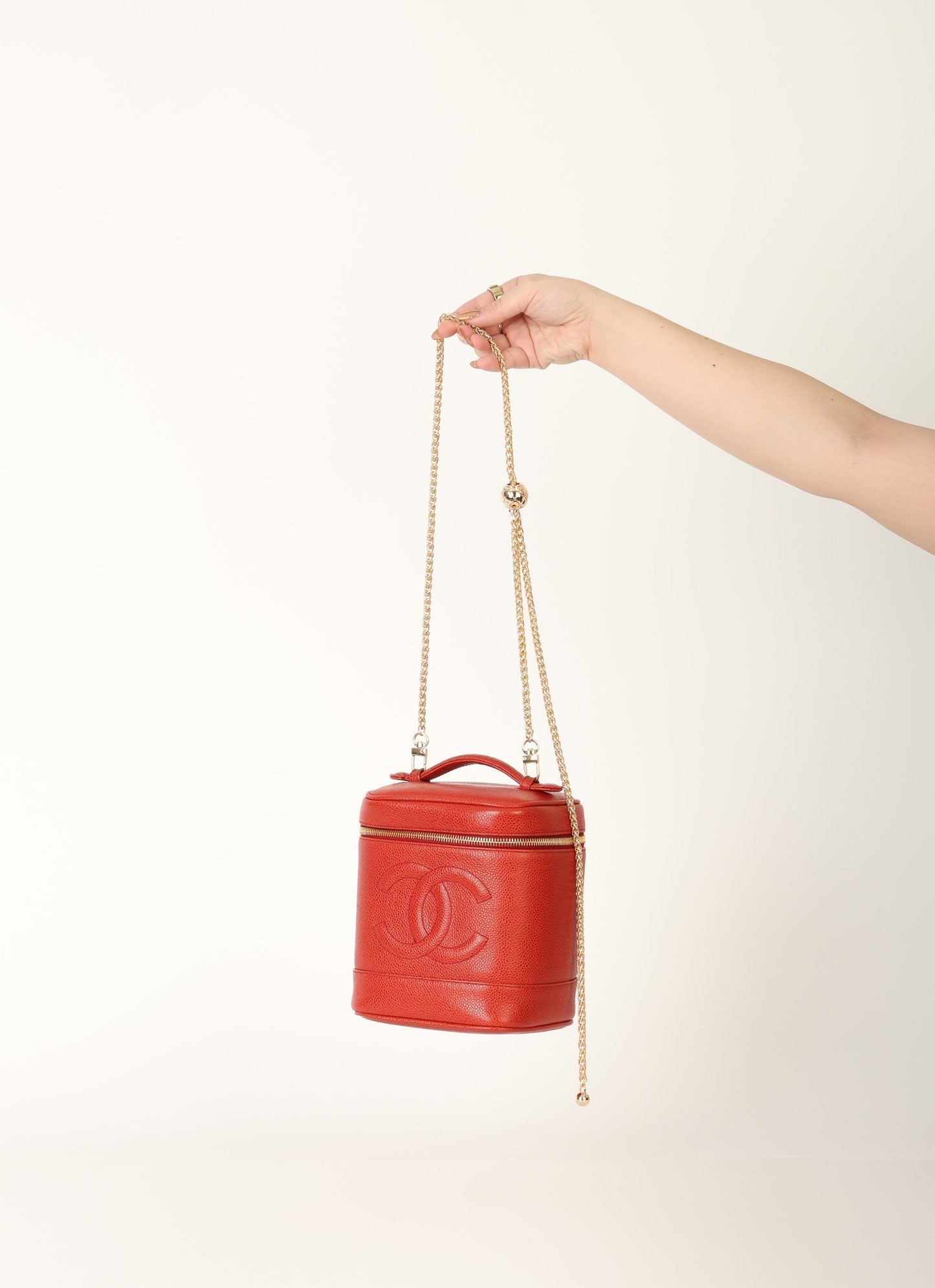 Chanel 1994 Caviar Red Vanity
