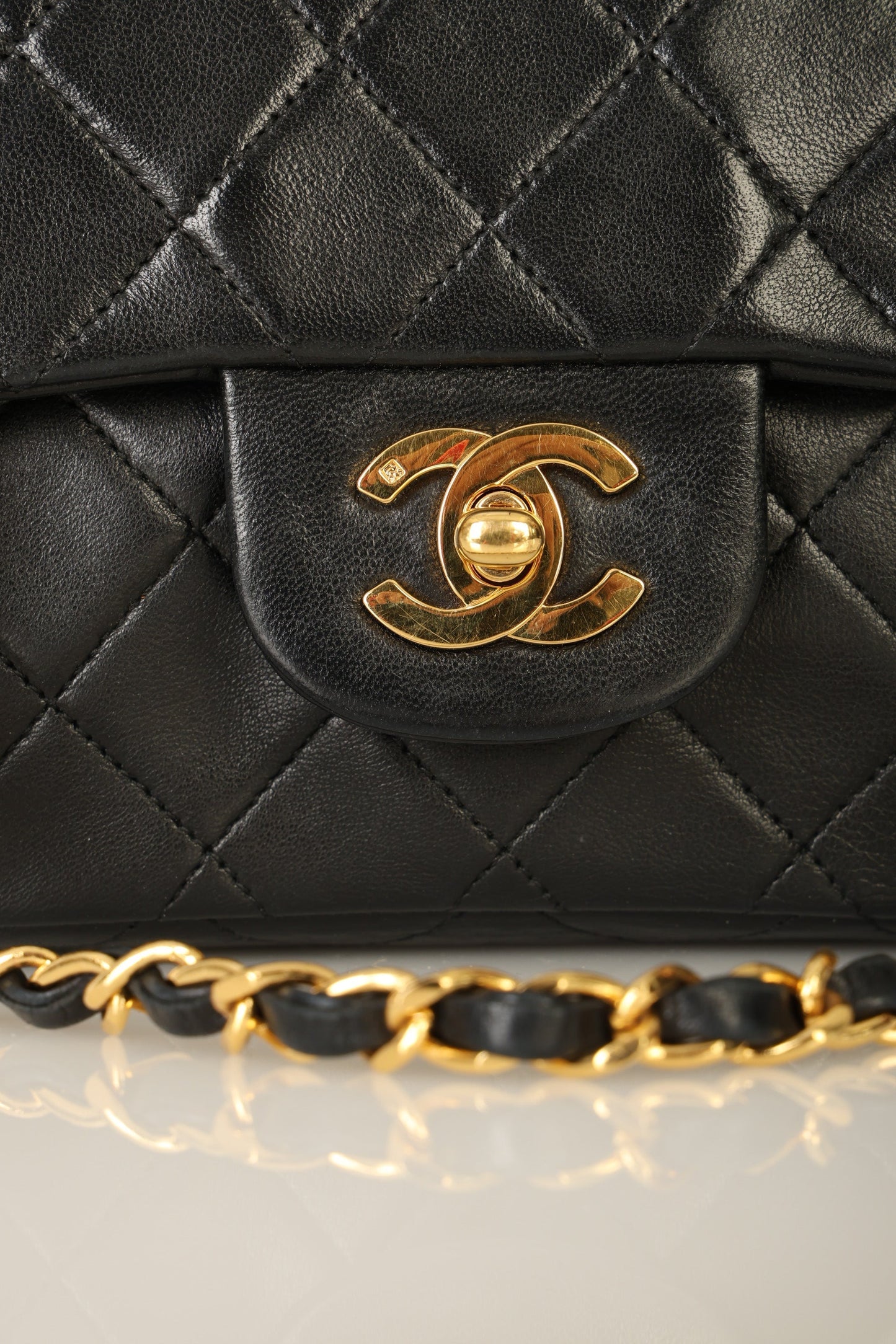 Chanel 1989 Lambskin Small Double Flap