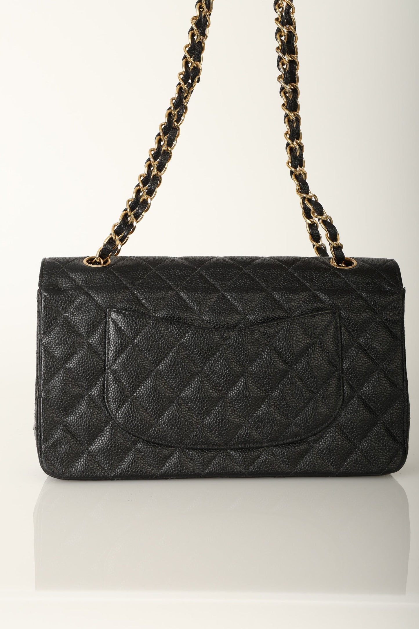 Chanel 2003 Caviar Medium Double Flap
