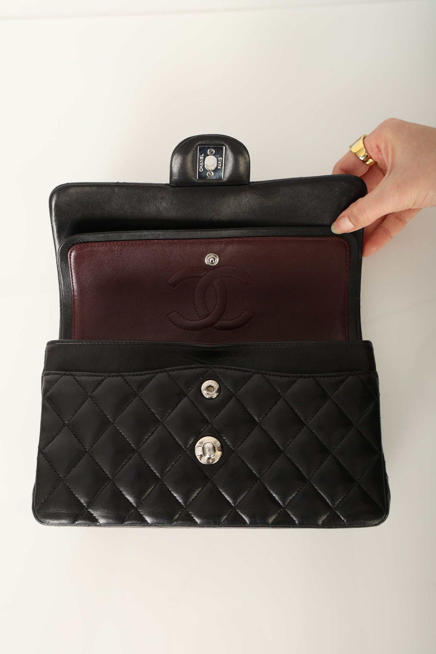Chanel 2014 Lambskin Small Double Flap