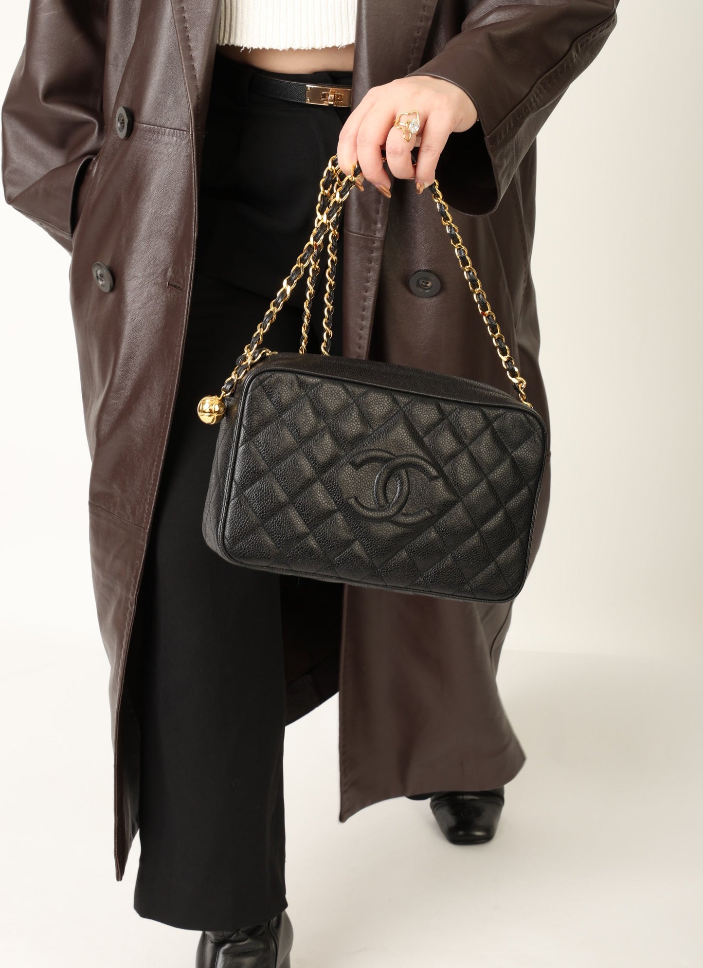 Chanel 1991 Caviar Camera Bag