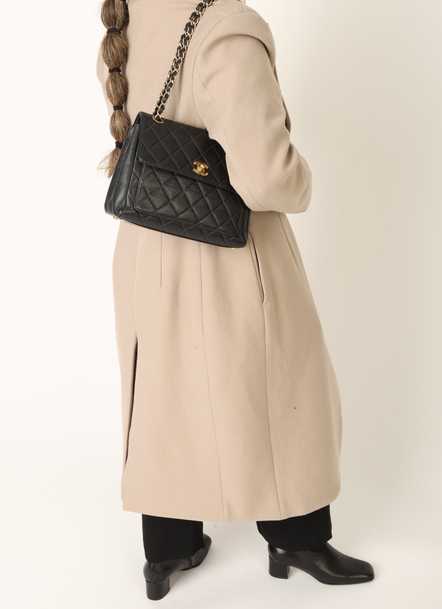 Chanel 2000 Caviar Single Flap