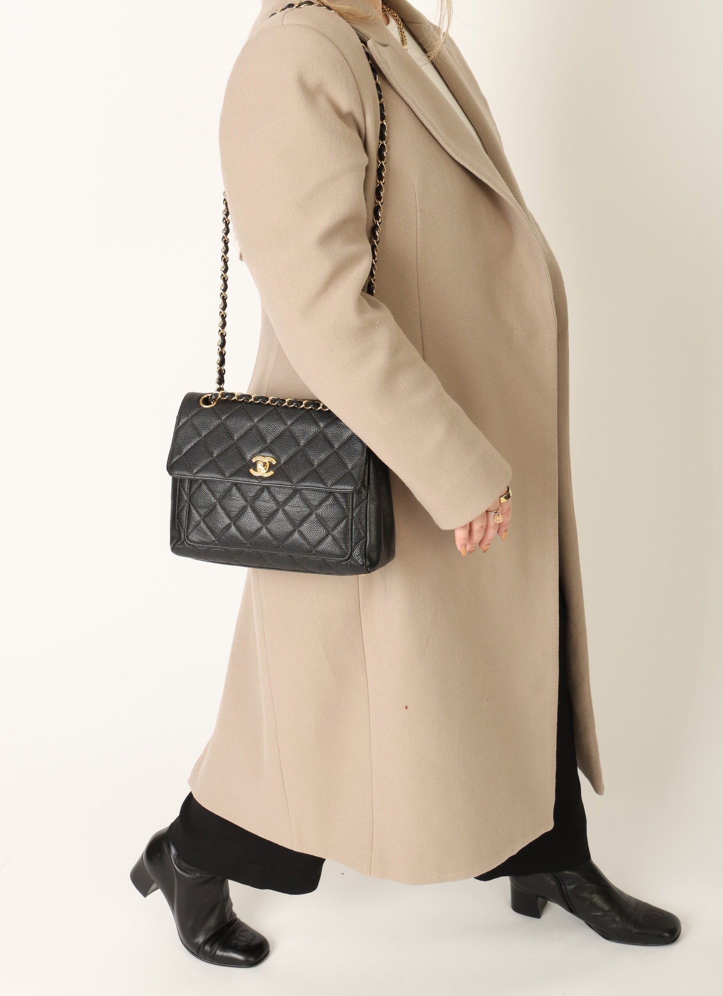 Chanel 2000 Caviar Single Flap