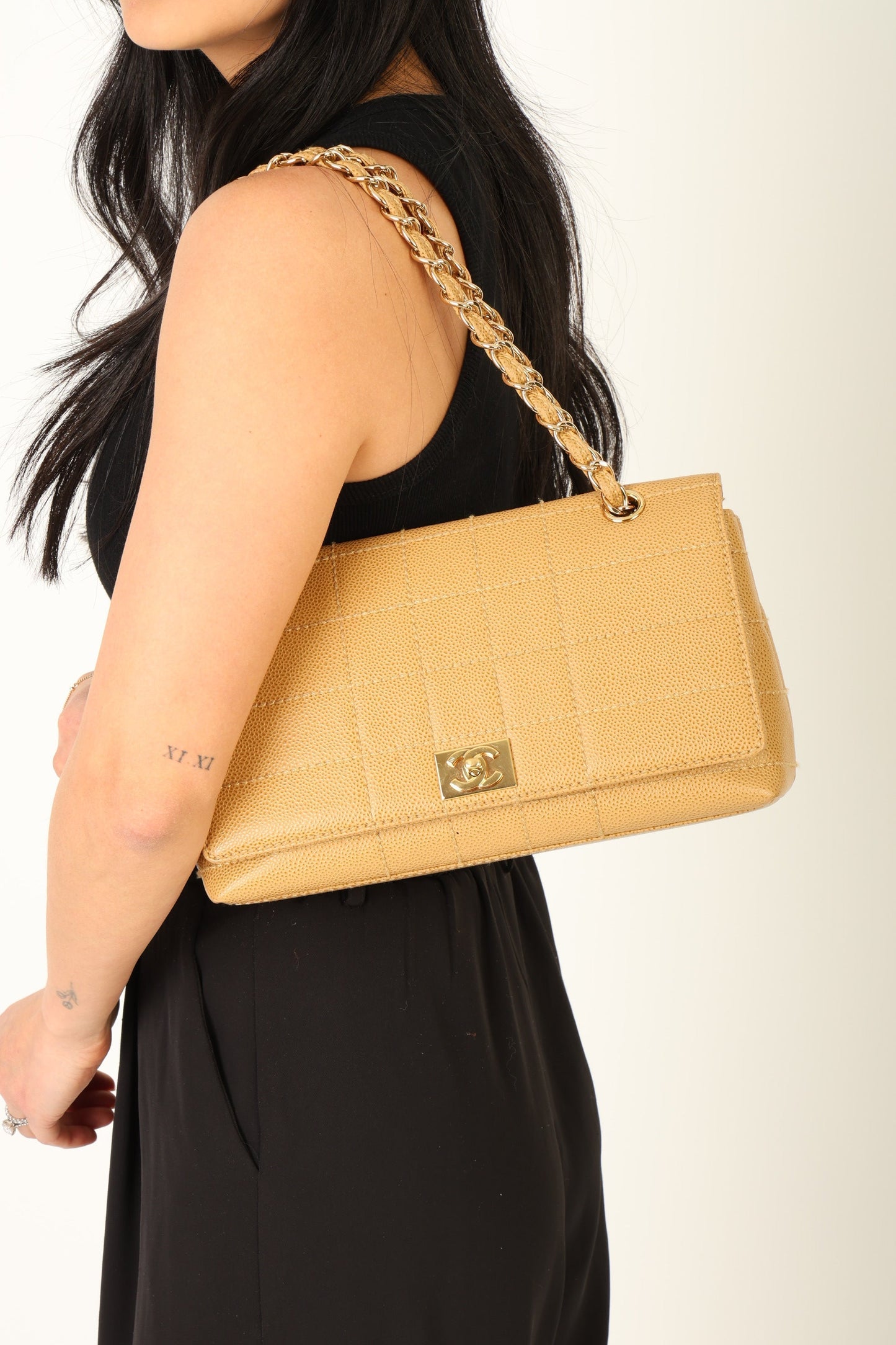 Chanel 2002 Caviar Full Flap