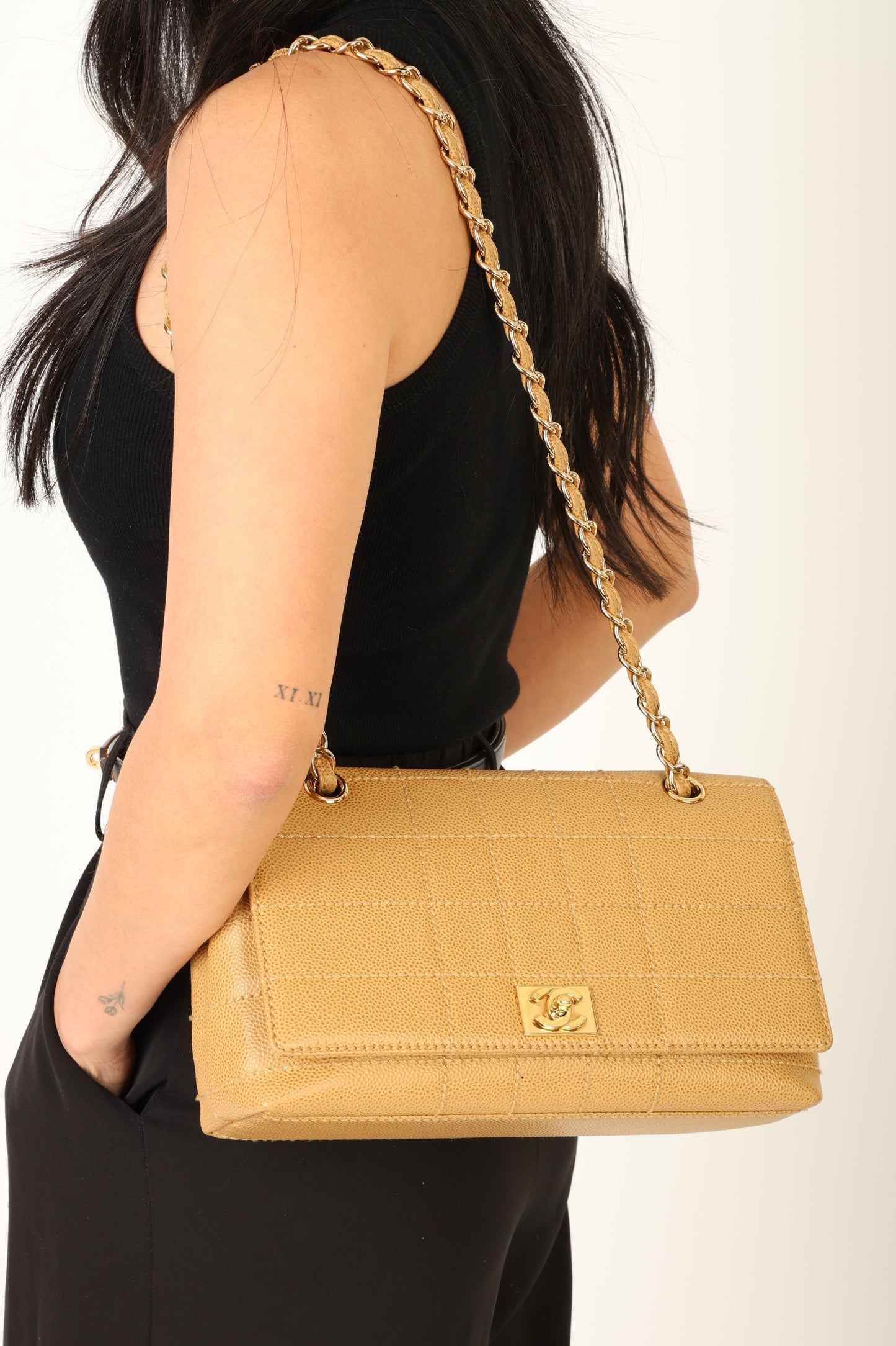 Chanel 2002 Caviar Full Flap