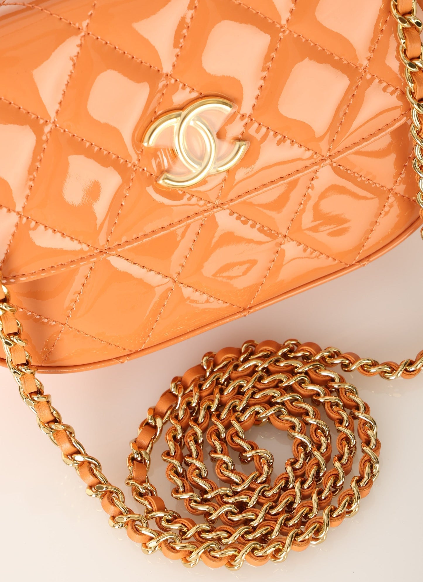 Chanel Patent Mini Top Handle